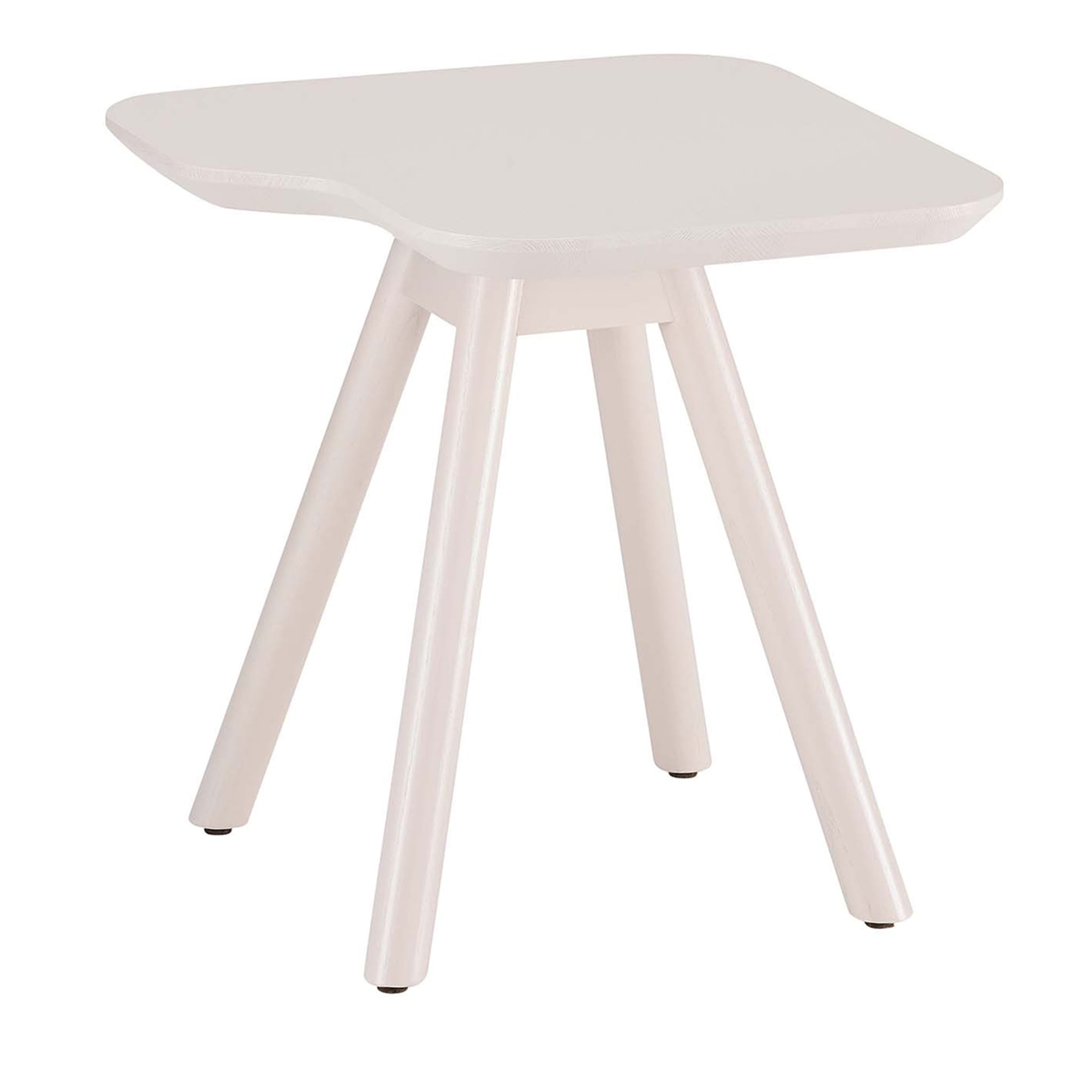 Aky Small White Side Table by Emilio Nanni - Main view