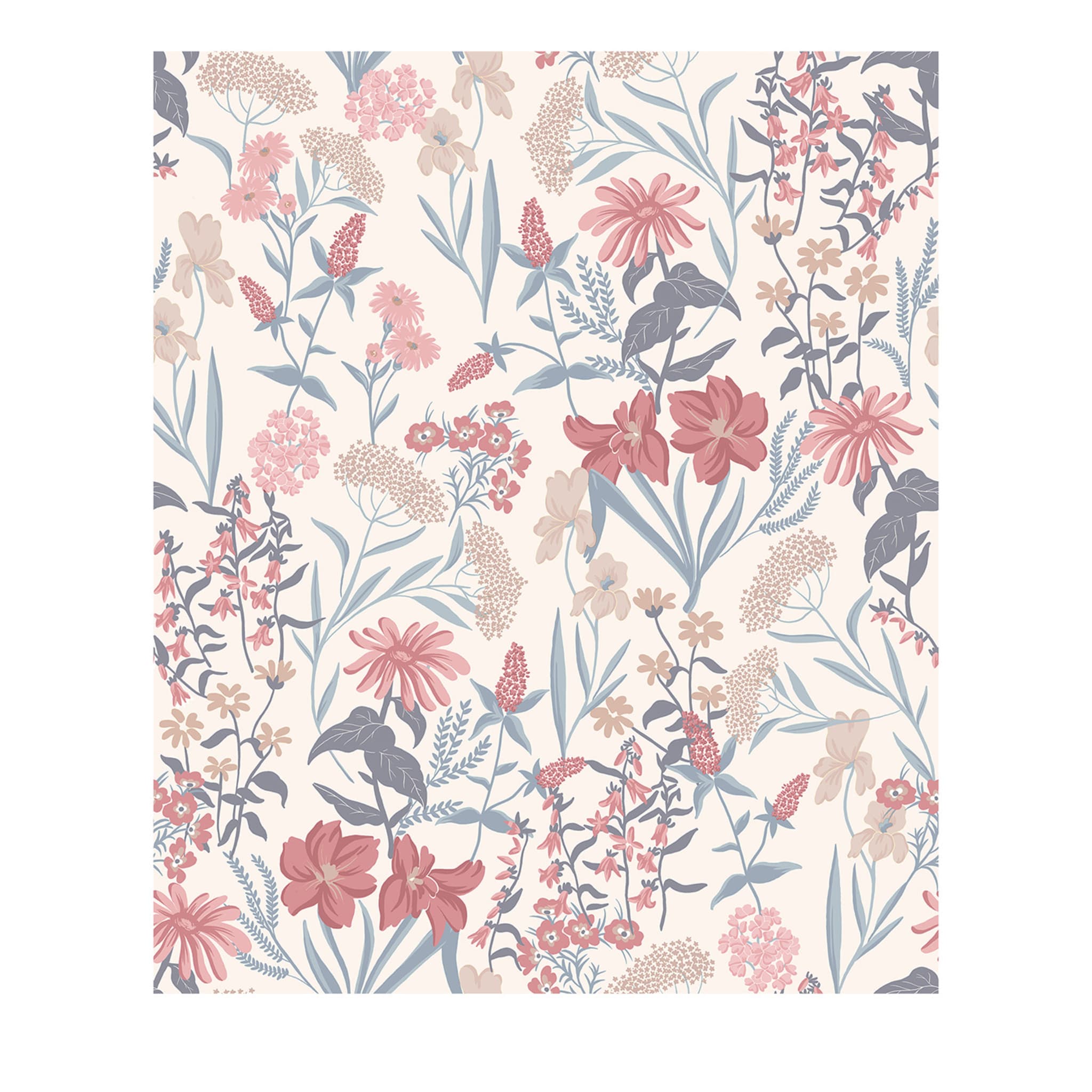 Flora Old-Rose Sambuco Wallpaper - Main view