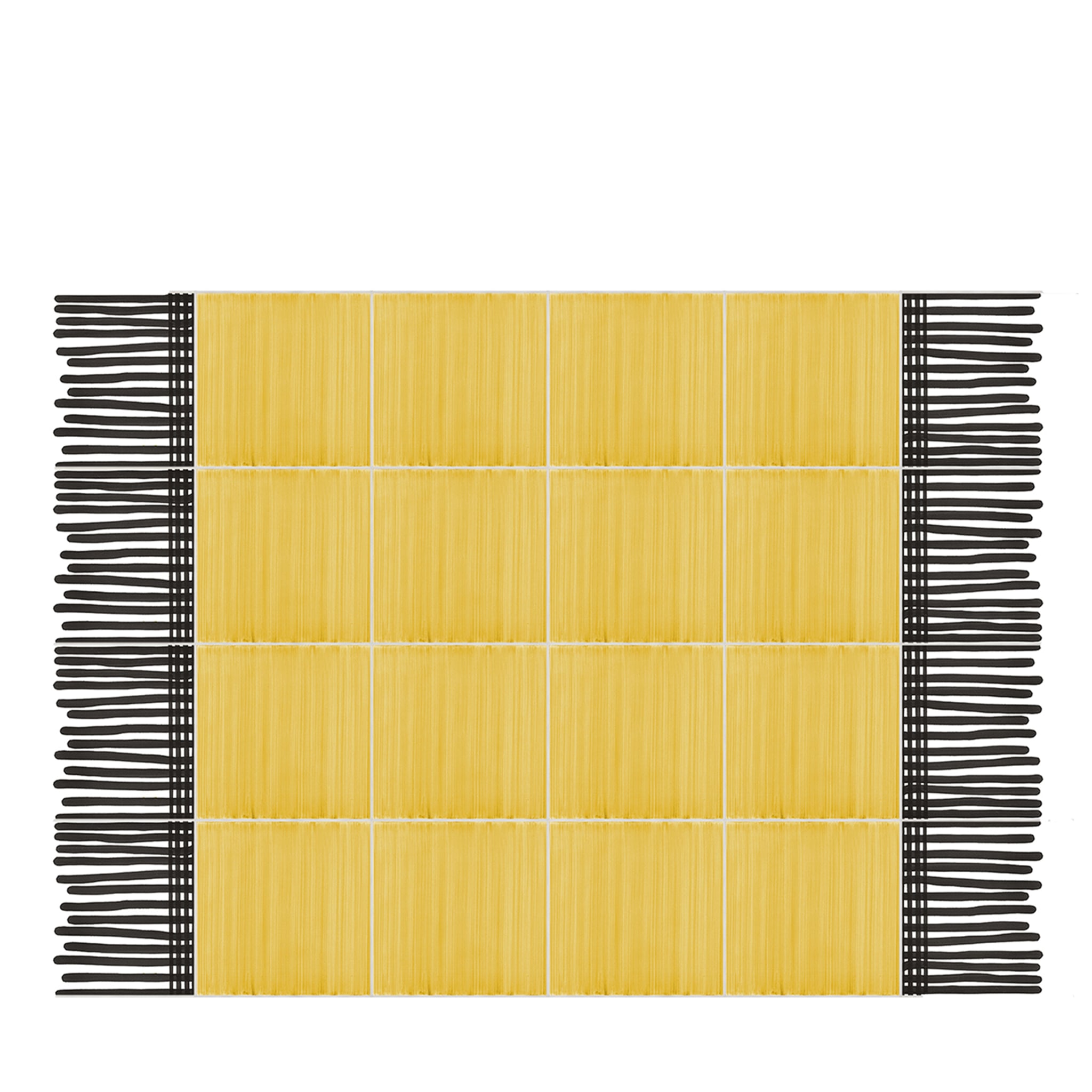 Teppich Total Gelb Keramische Komposition von Giuliano Andrea dell'Uva 120 X 80 - Hauptansicht