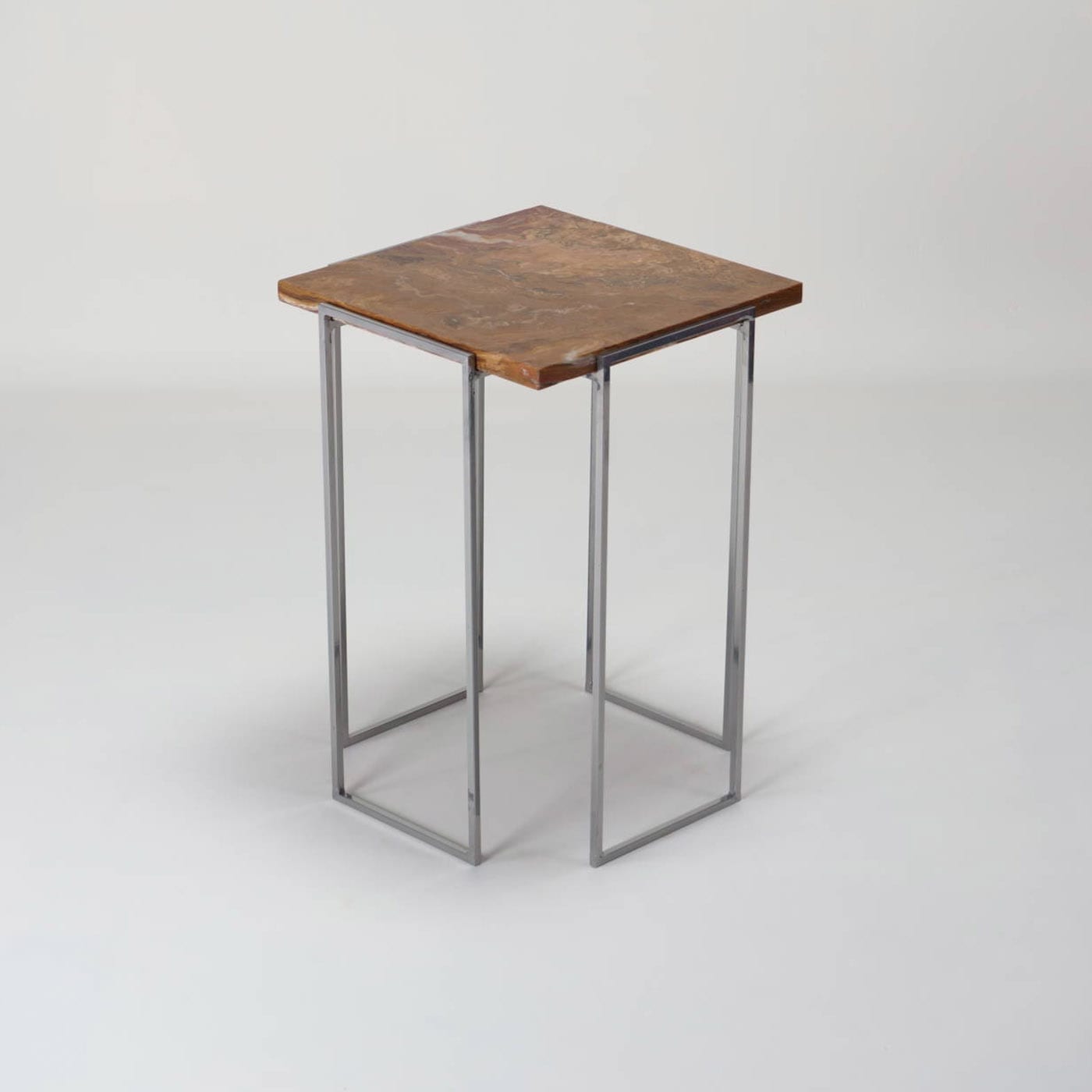 Kaus Cromo Persian Onyx Side Table - DF DesignLab