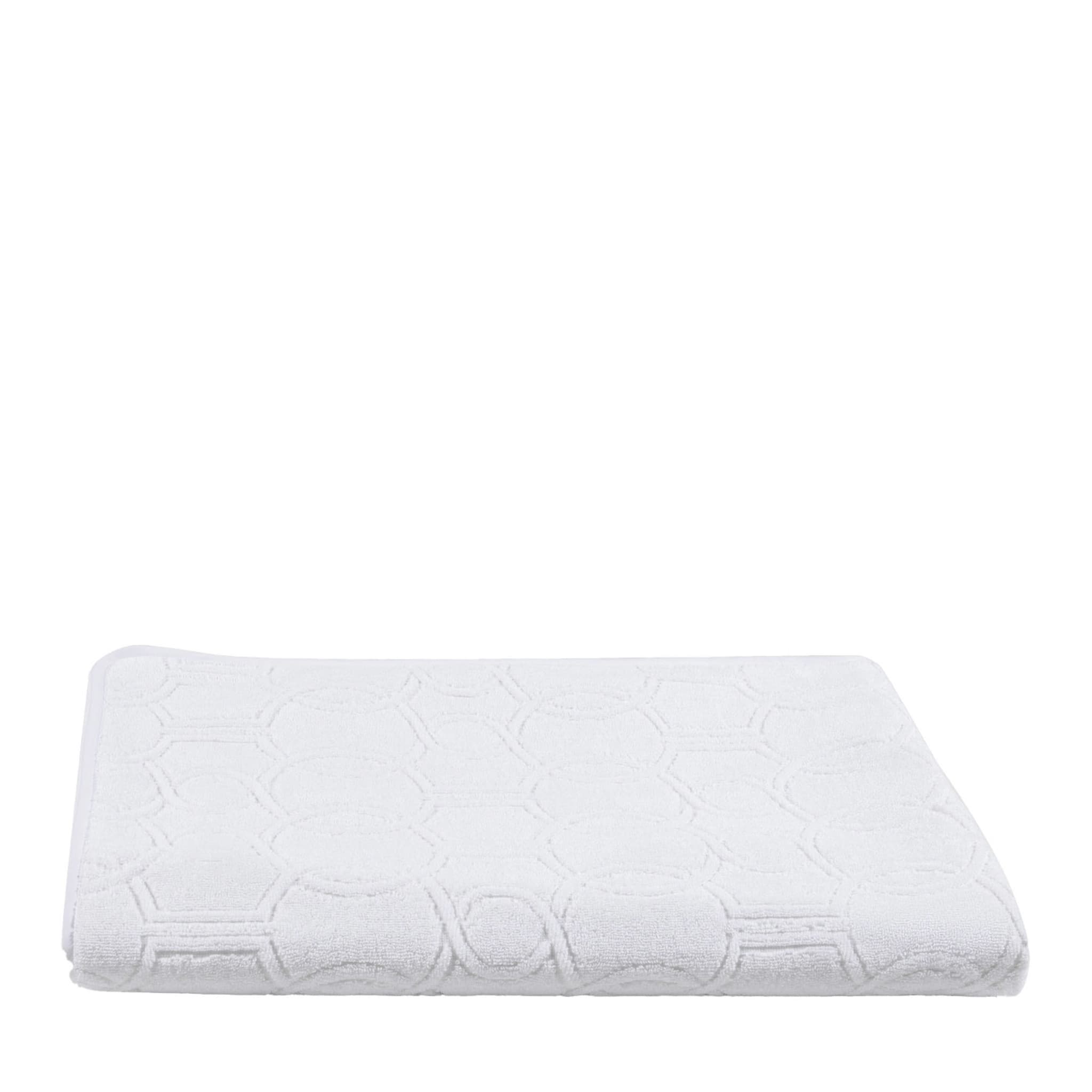 Shangri-La Jacquard White Bath Towel (serviette de bain) - Vue principale