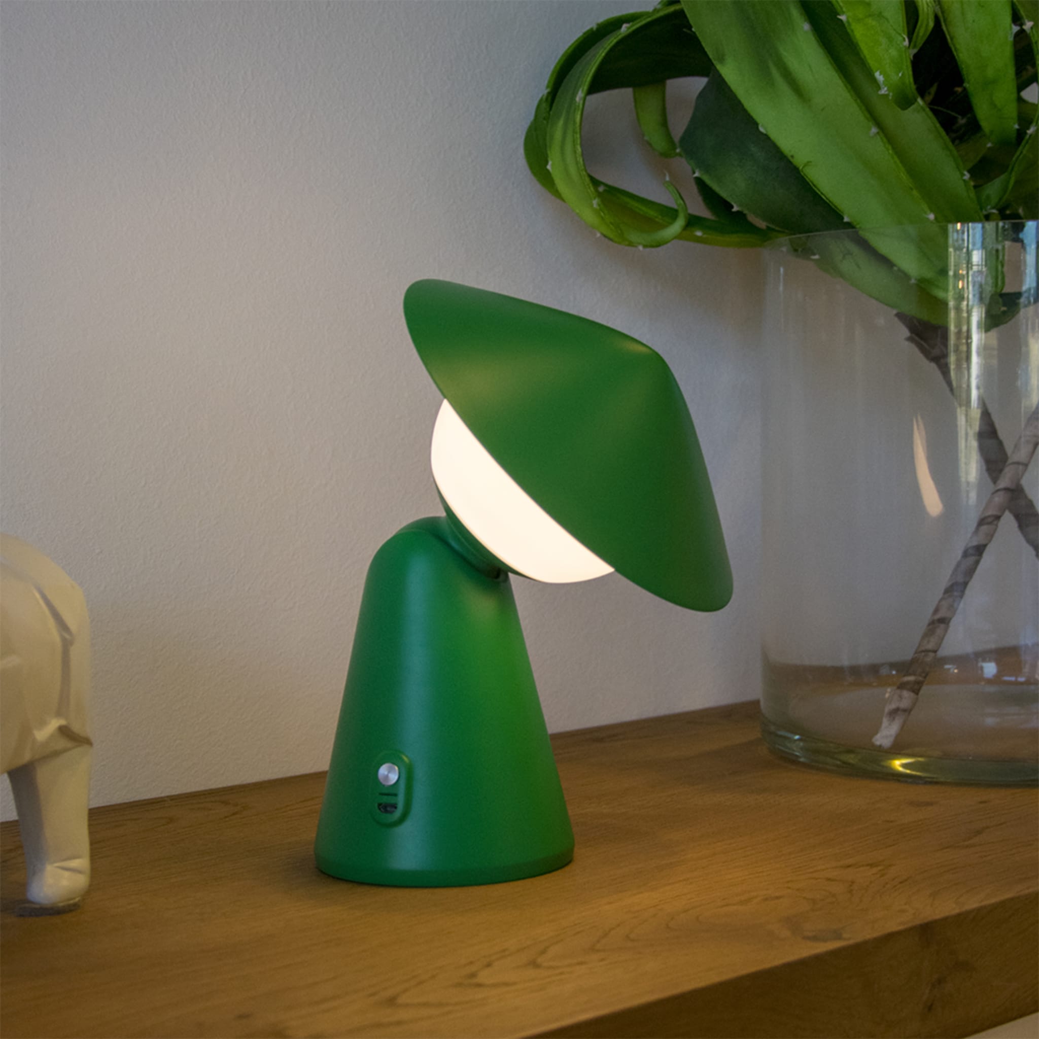 Lampe à poser rechargeable Puddy Green par Albore Design - Vue alternative 2