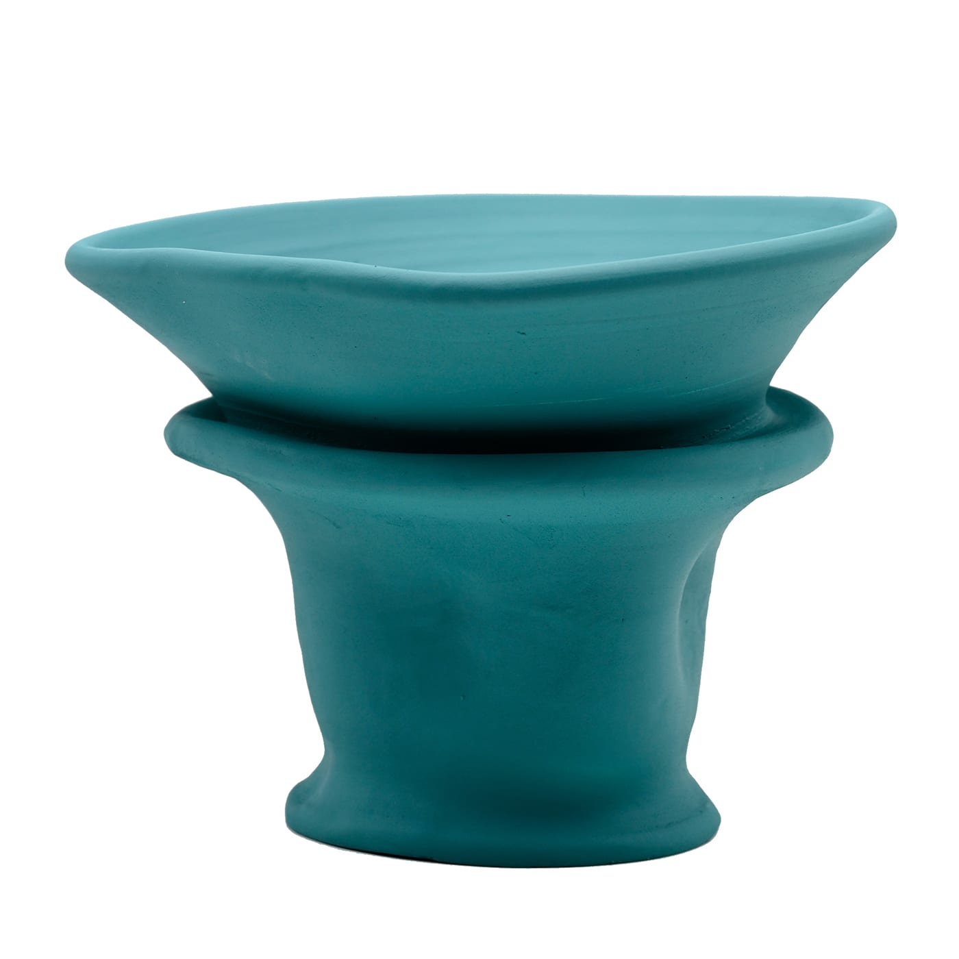 Turquoise Vase #2 - Ovo - Idee e Manufatti