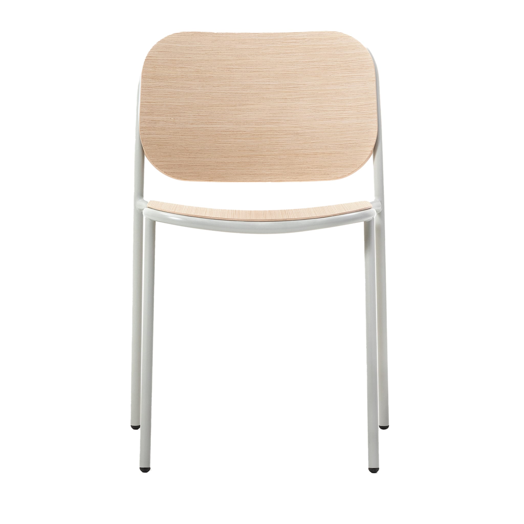 0175-LE Metis Beige/Light Oak Chair By Studio Gabbertas - Main view