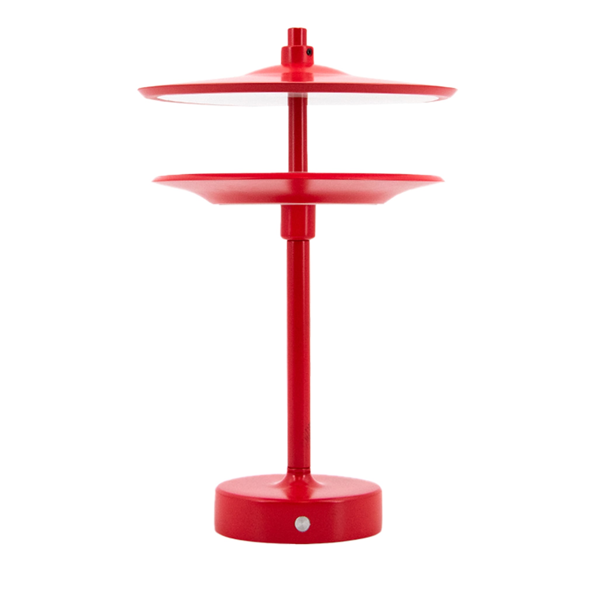 Drum Red Rechargeable Table Lamp by Albore Design - Main view