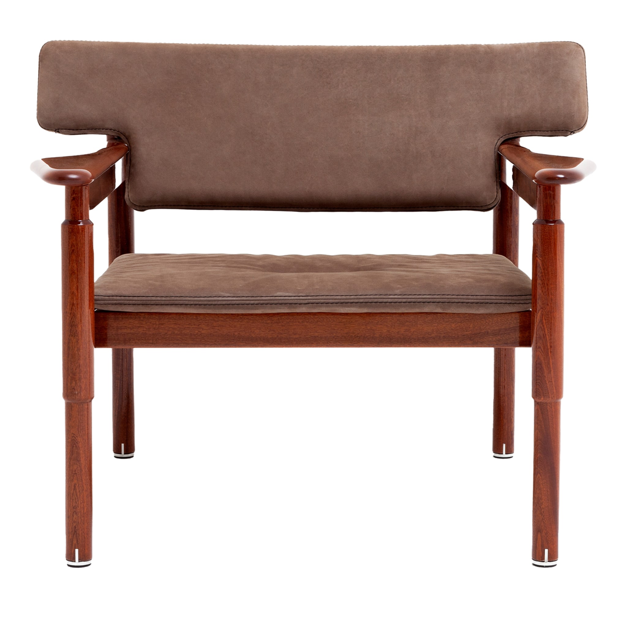 Vieste Large Brown Armchair by Massimo Castagna - Main view