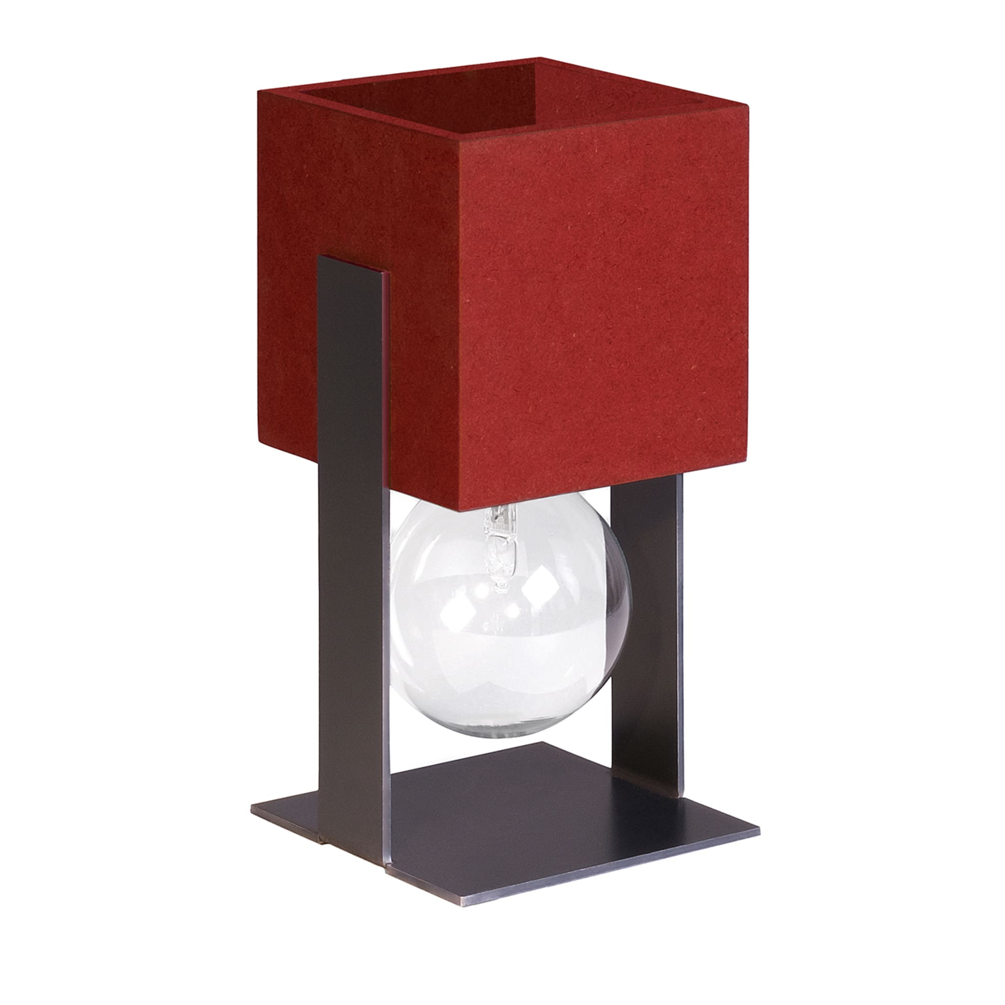 Doppiosenso by Stefano Mazzucchetti Red Table Lamp - Main view