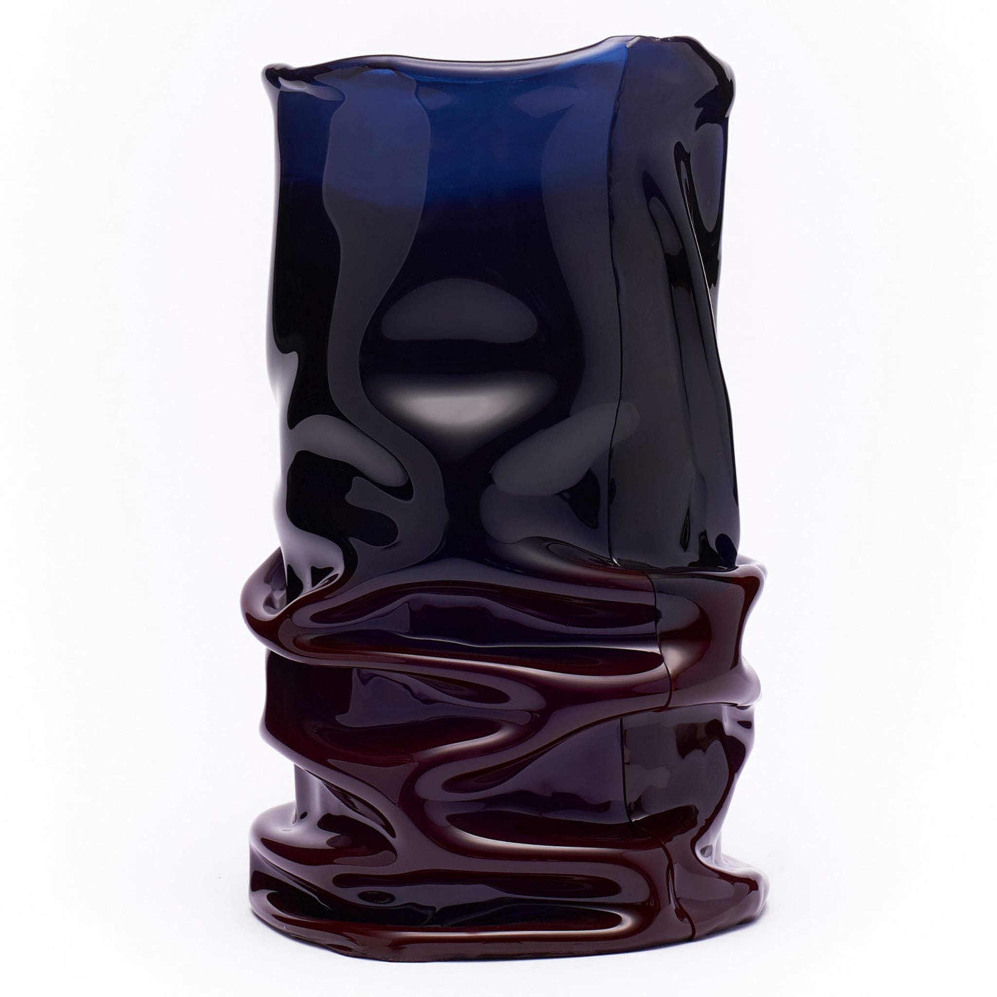 Venere Medium Blue/Plum Vase - Alternative view 2