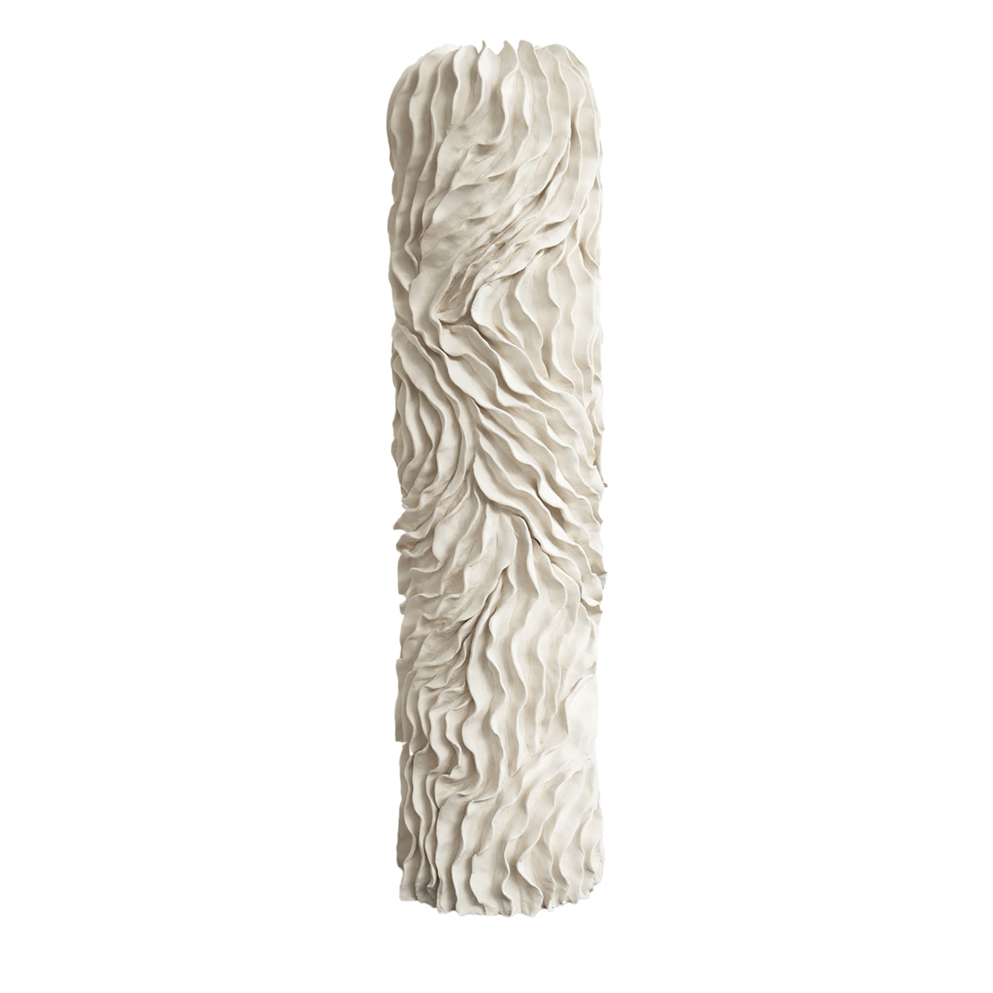 Vase décoratif blanc Concrezione - Vue principale