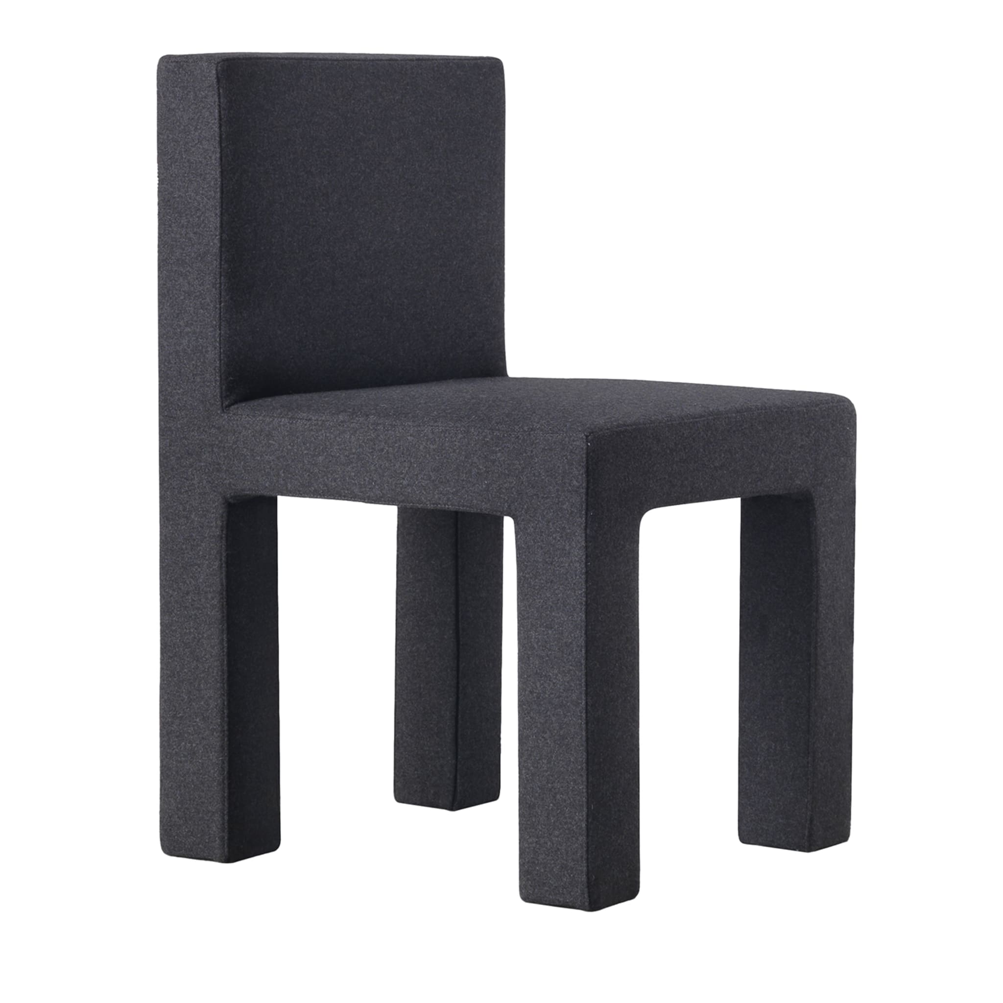 Quadrata Gray Chair by Dainelli Studio - Main view