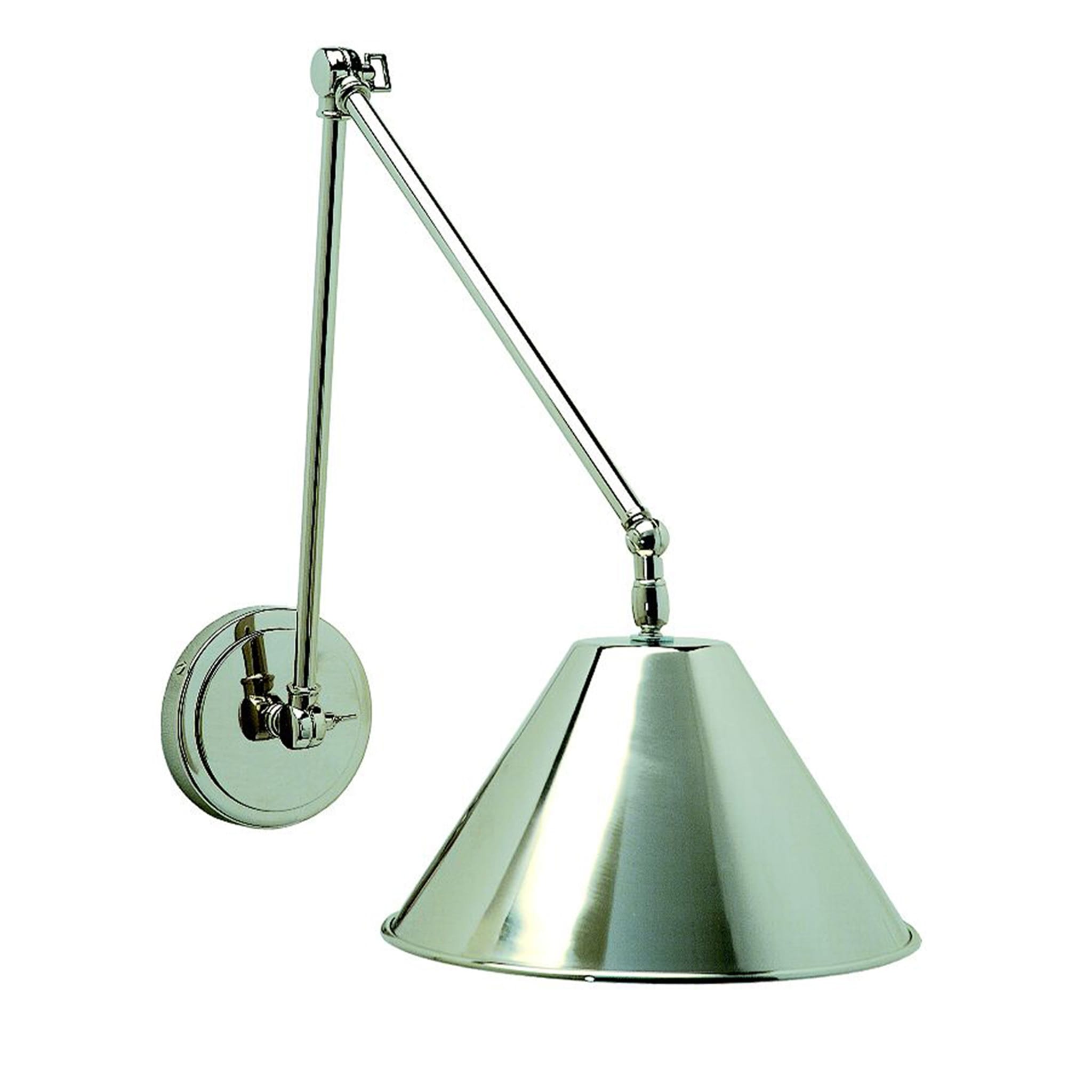 Hamal M182 Chrome Wall Lamp with Jointed Arm by Michele Bönan - Vue principale