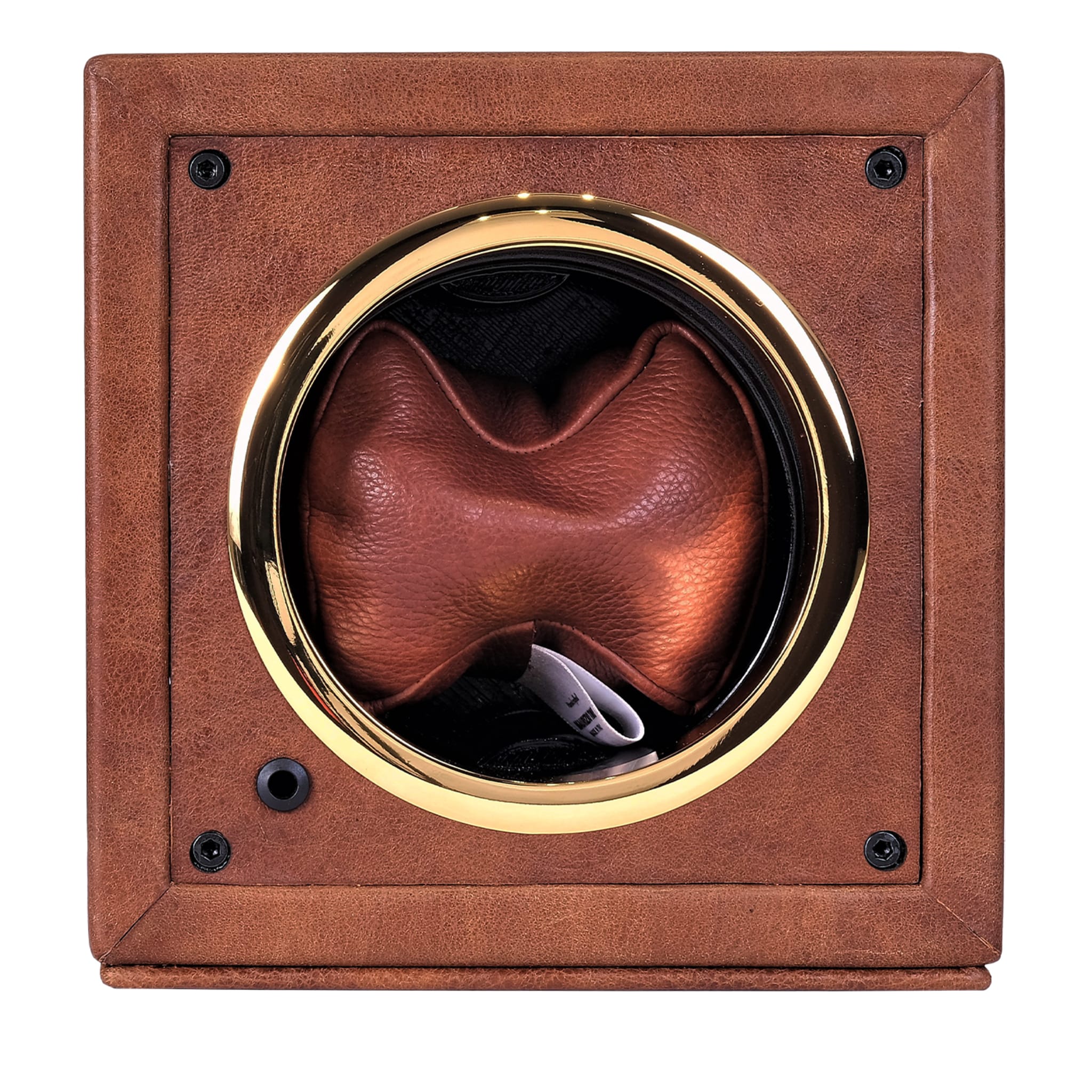 MT Mini Brown Leather Watch Winder - Main view