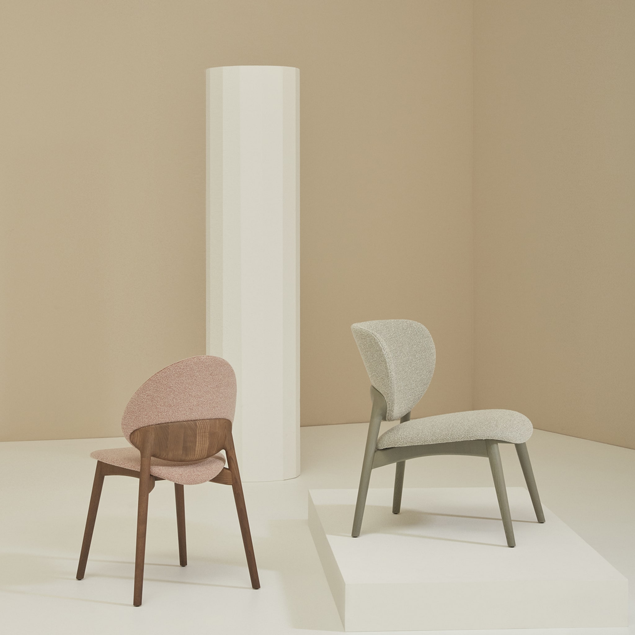 Fleuron 203 Gray Ash Lounge Chair by Constance Guisset - Alternative view 4
