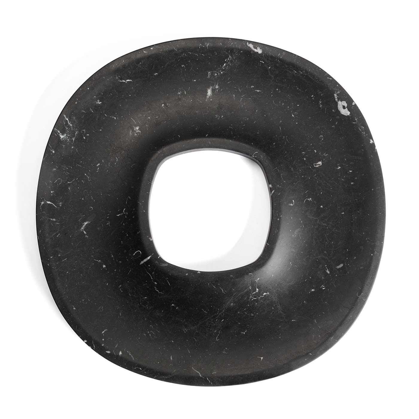 Pietra L14 Black Marquina Ring-Like Tray  - Salvatori