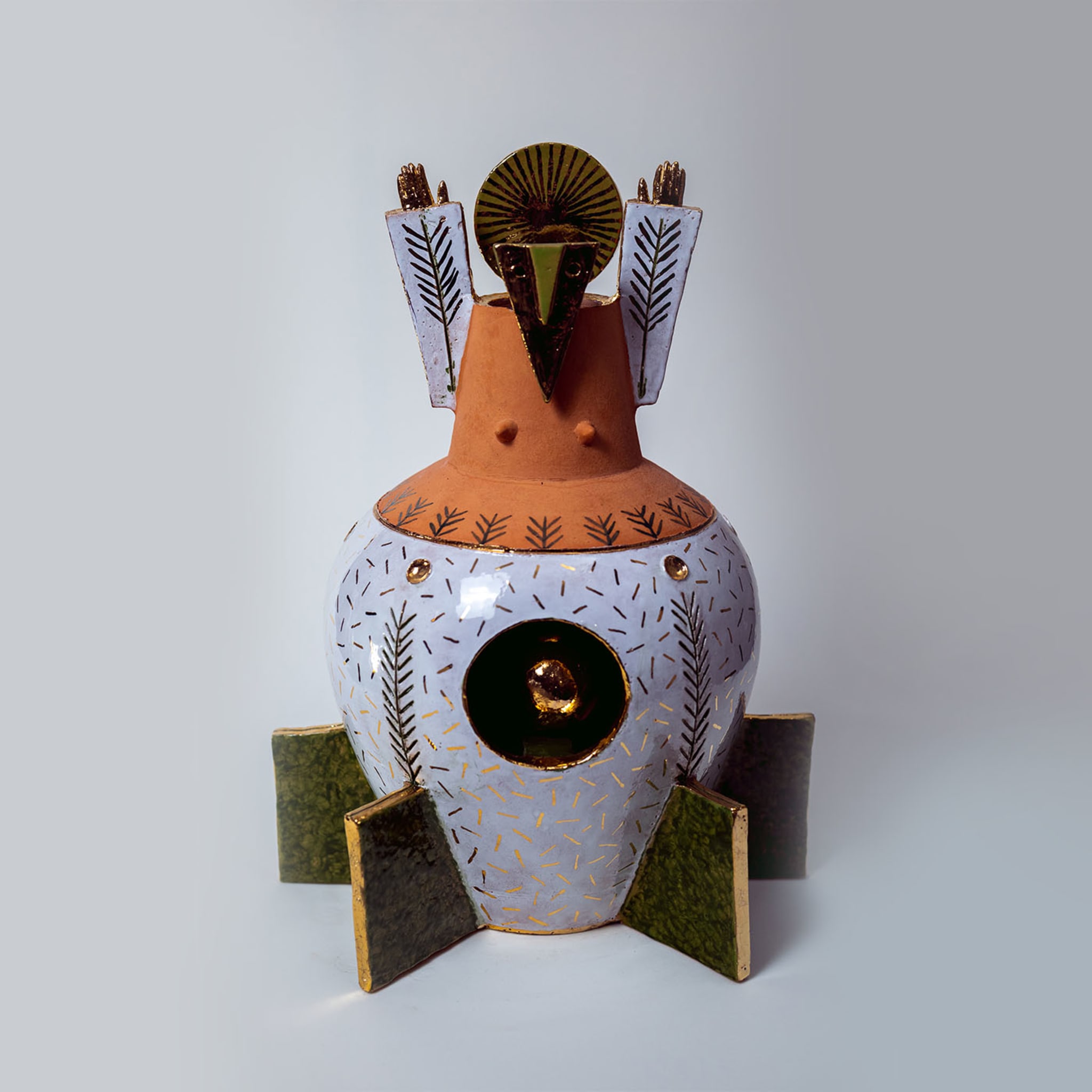 The Lord of Sun Polychrome Sculpture - Alternative view 1