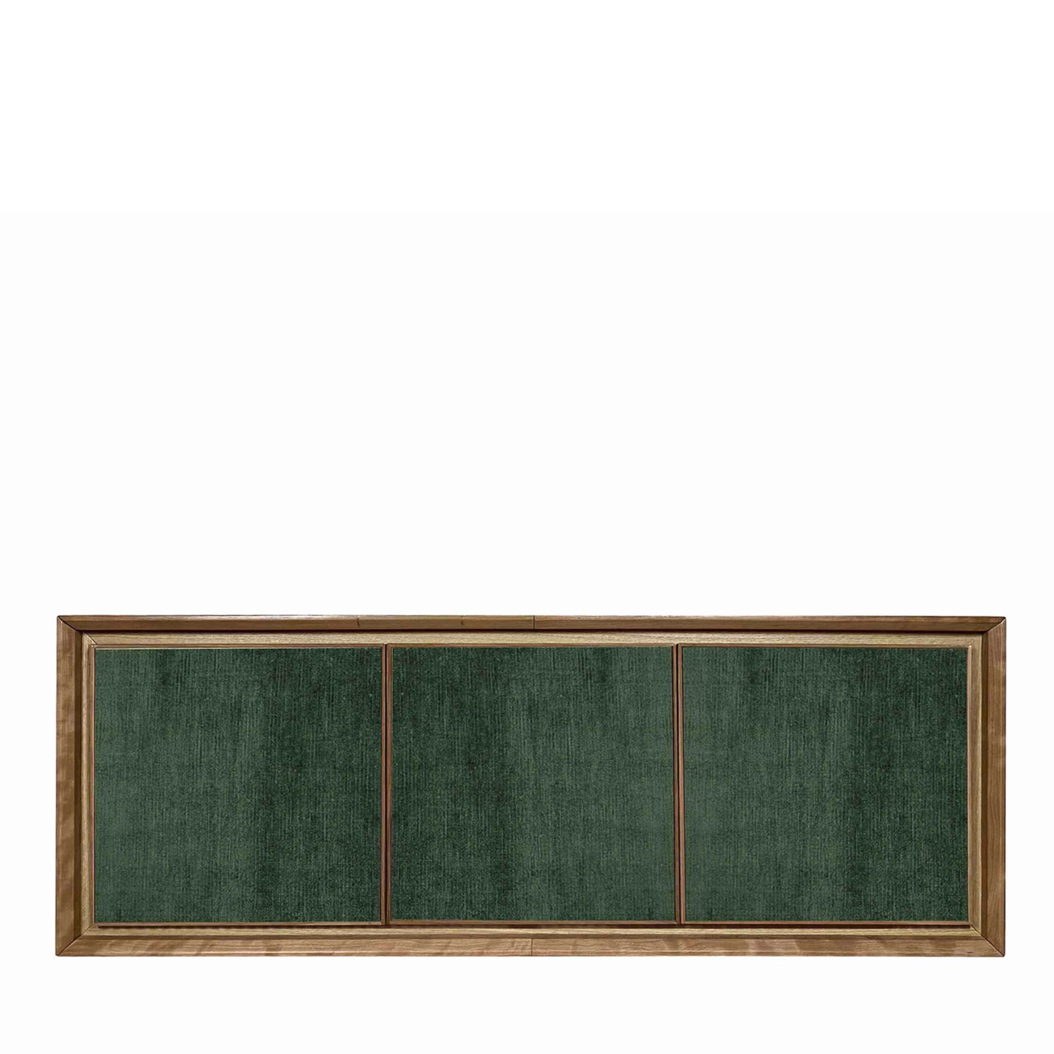 3-türiges Sideboard aus grünem Samt von Mascia Meccani - Hauptansicht