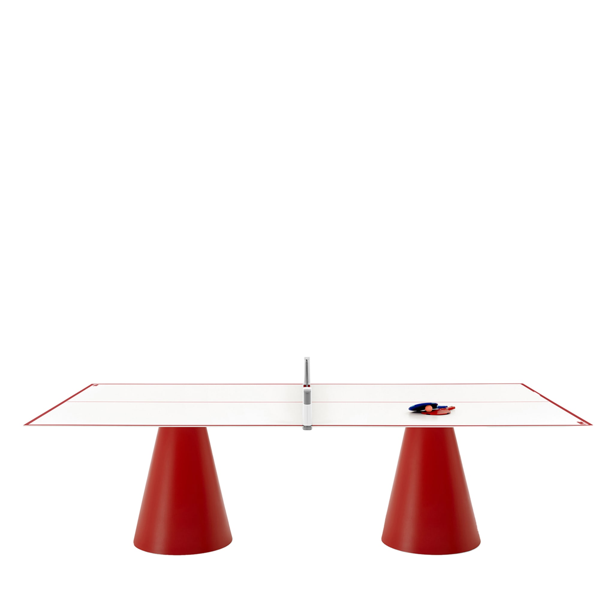 Dada Outdoor Red Ping Pong Table by Basaglia + Rota Nodari - Main view
