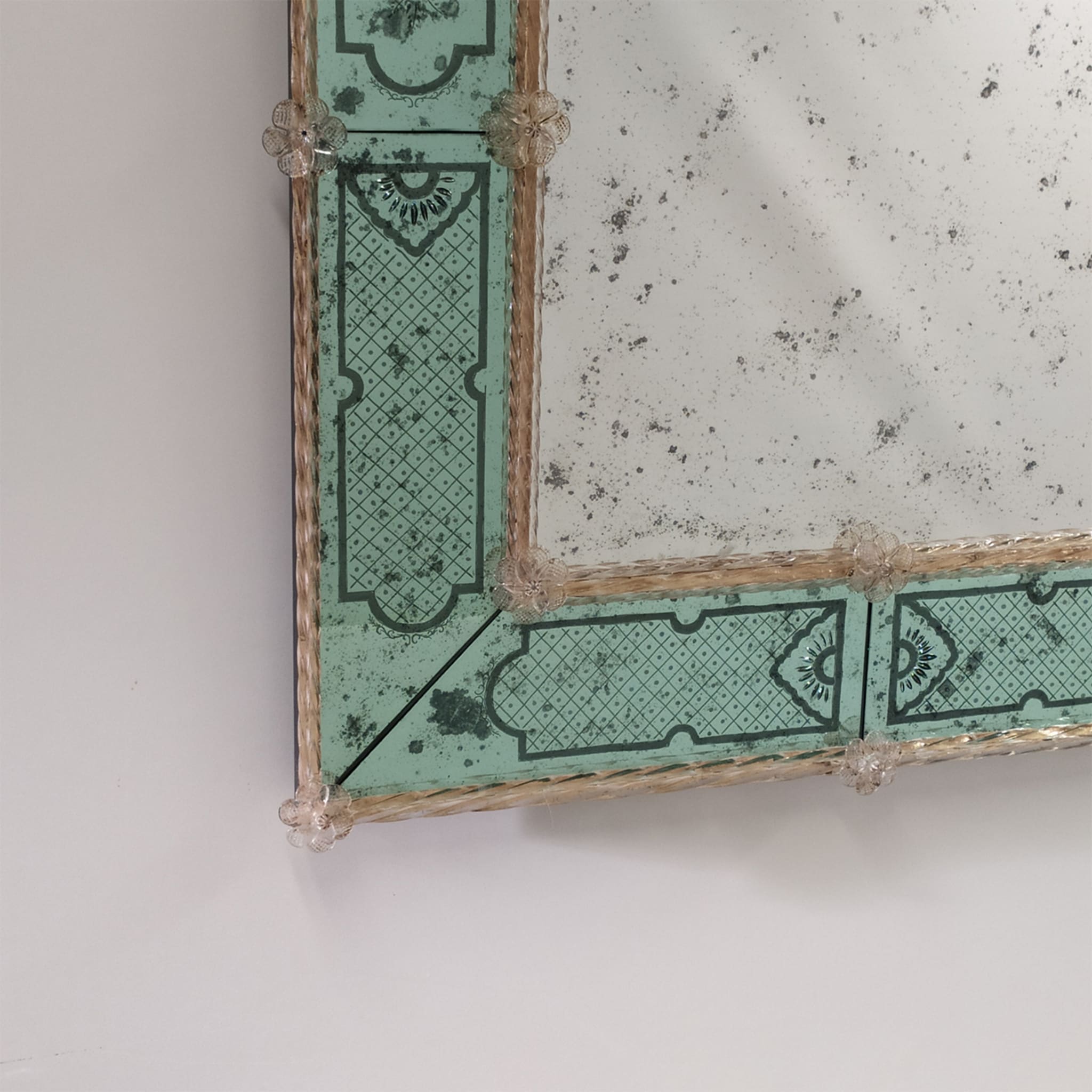Ca' Dei Fuseri Murano Glass Mirror - Alternative view 1