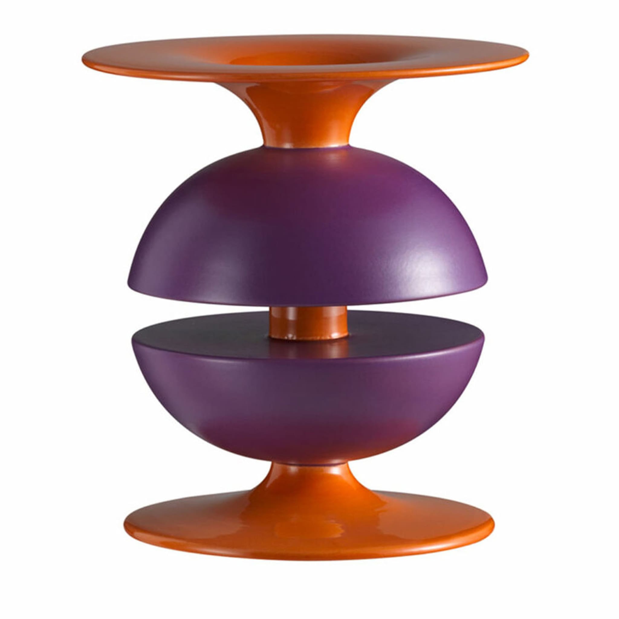 Atmosphère Orange and Purple Vase - Main view