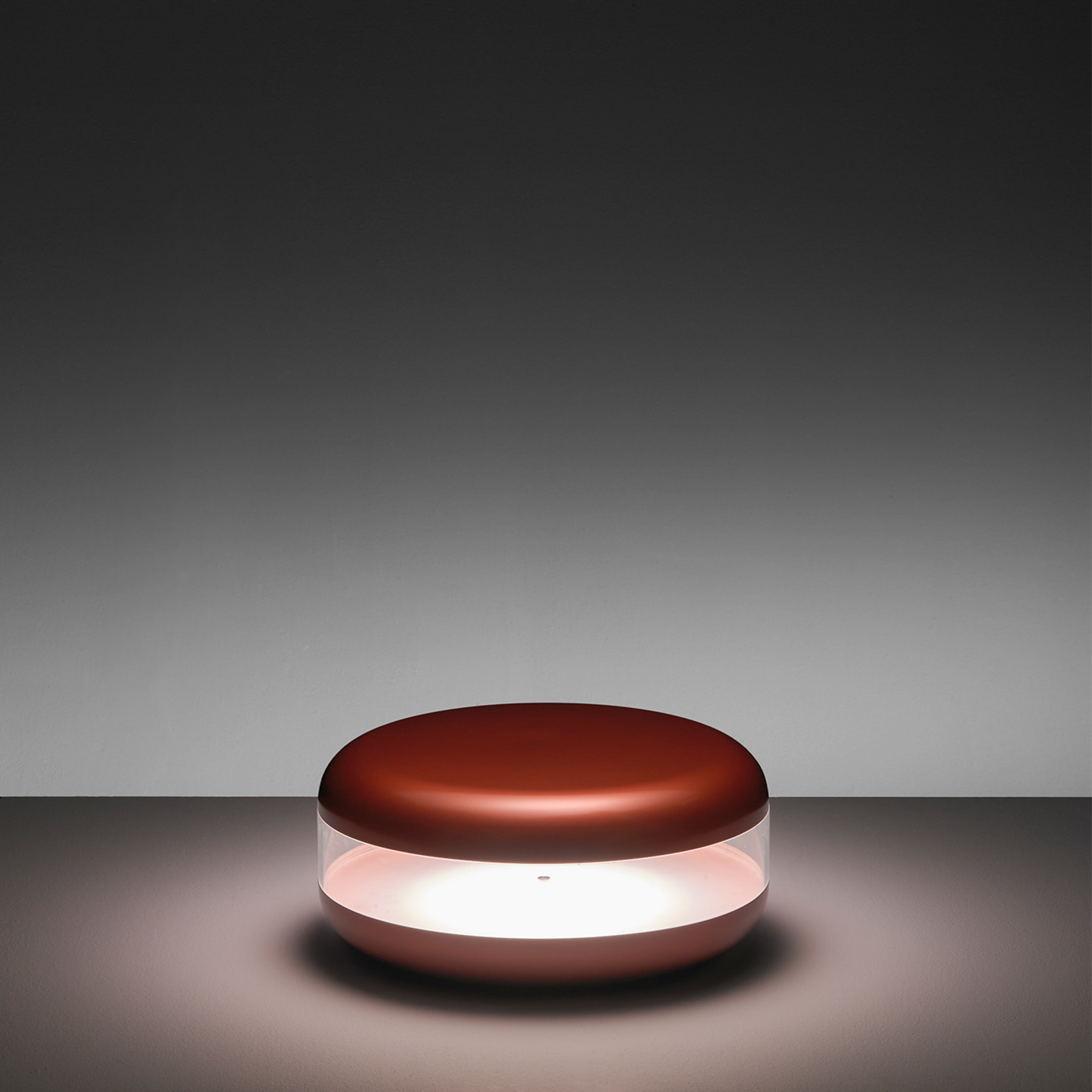 Macaron Red Table Lamp by Parisotto + Formenton - Alternative view 1