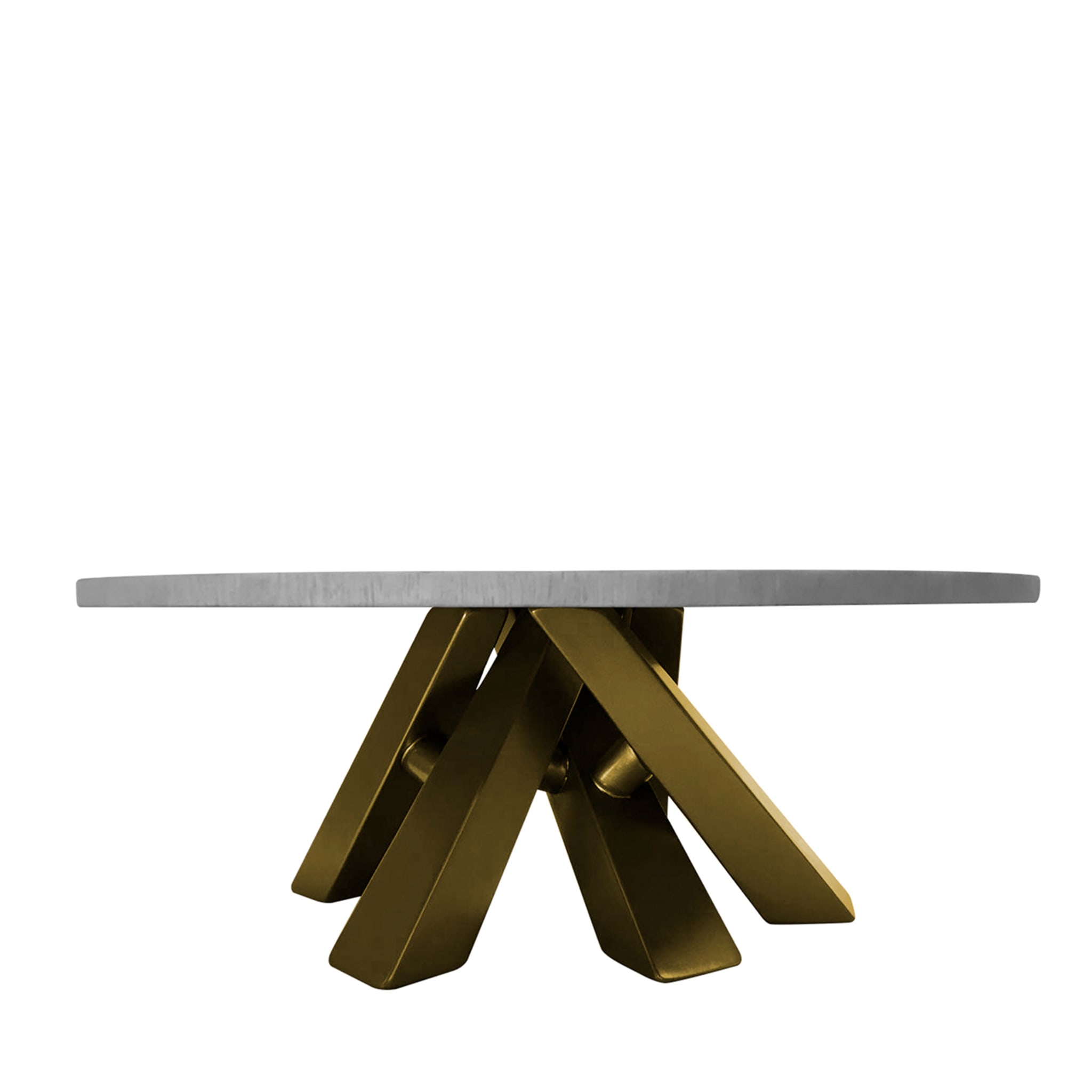 Ies Gray & Bronze Dining Table - Main view