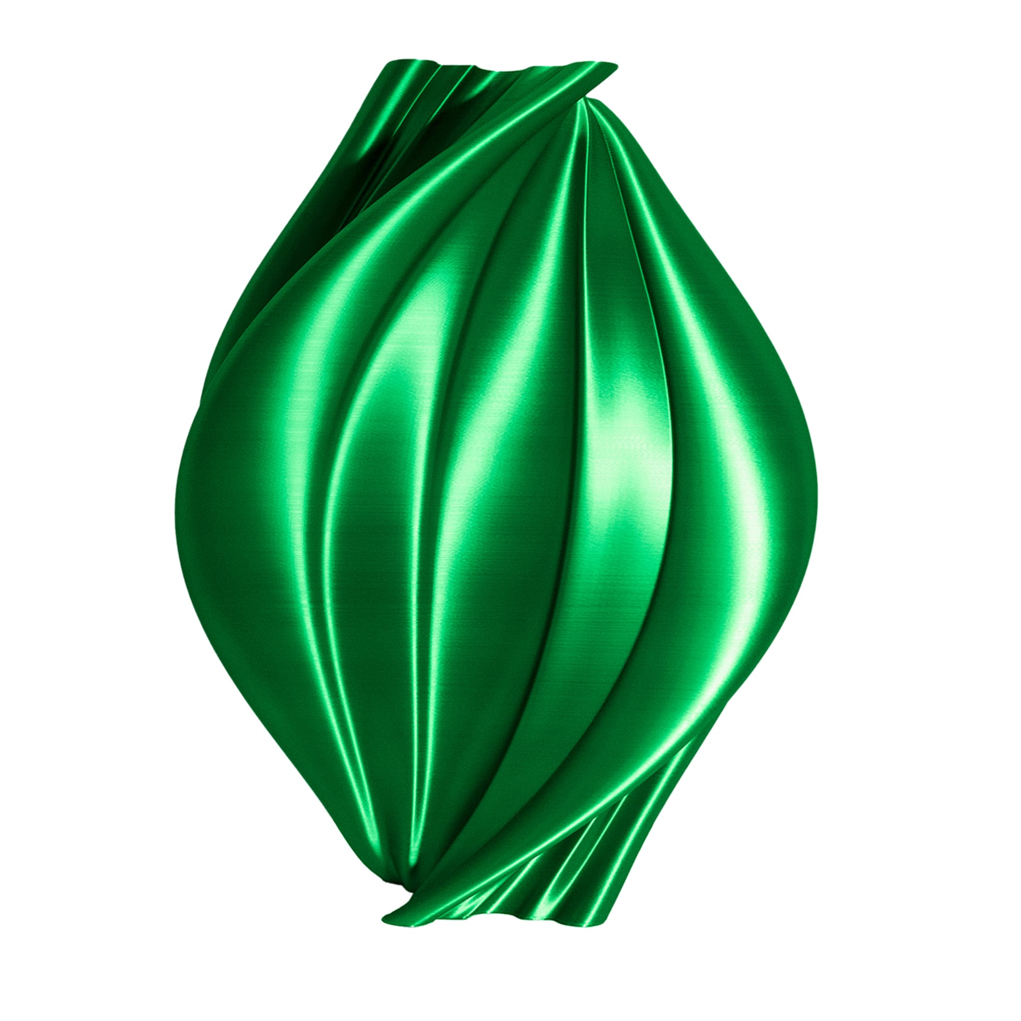 Damokles Grün Vase-Skulptur - Hauptansicht