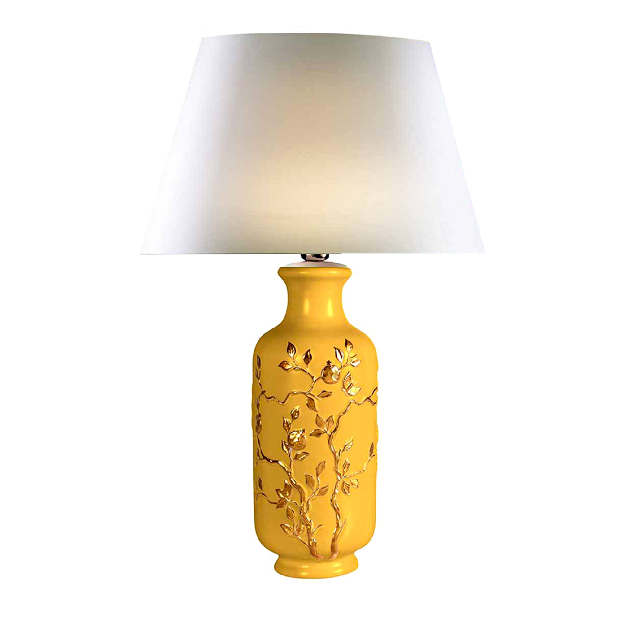Dafne Small Yellow and Gold Table Lamp - Main view