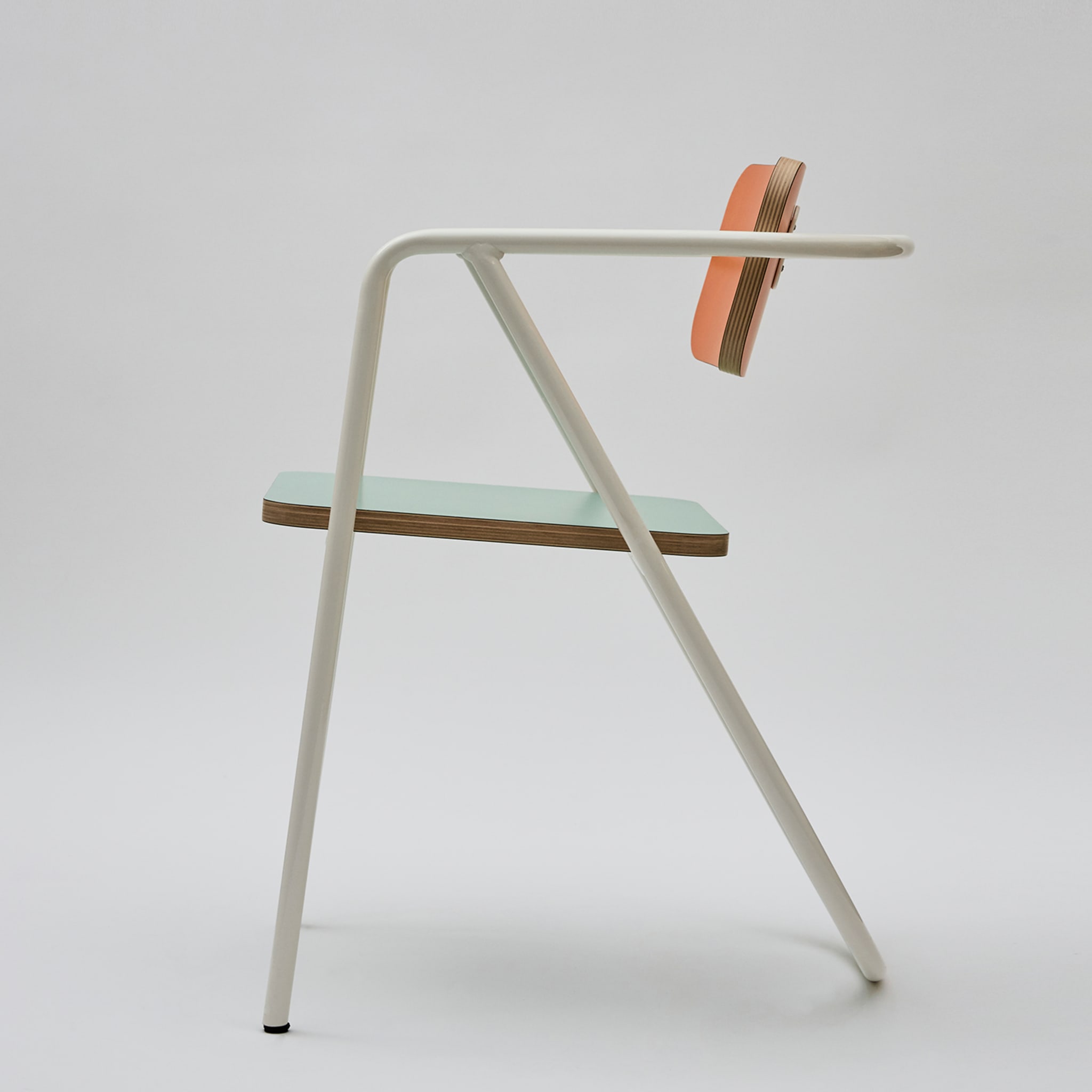 La Misciù White/Teal/Orange Chair  - Alternative view 4