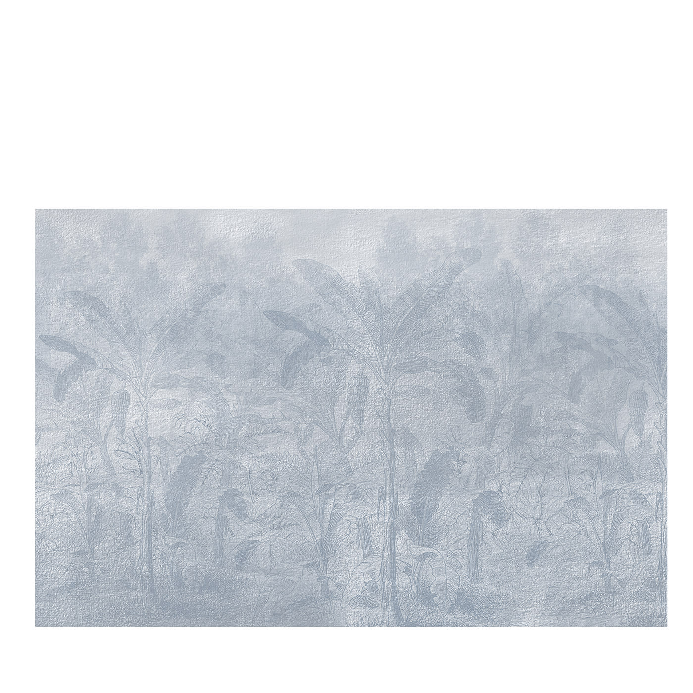 Light blue Tropical forest textured wallpaper - Affreschi & Affreschi