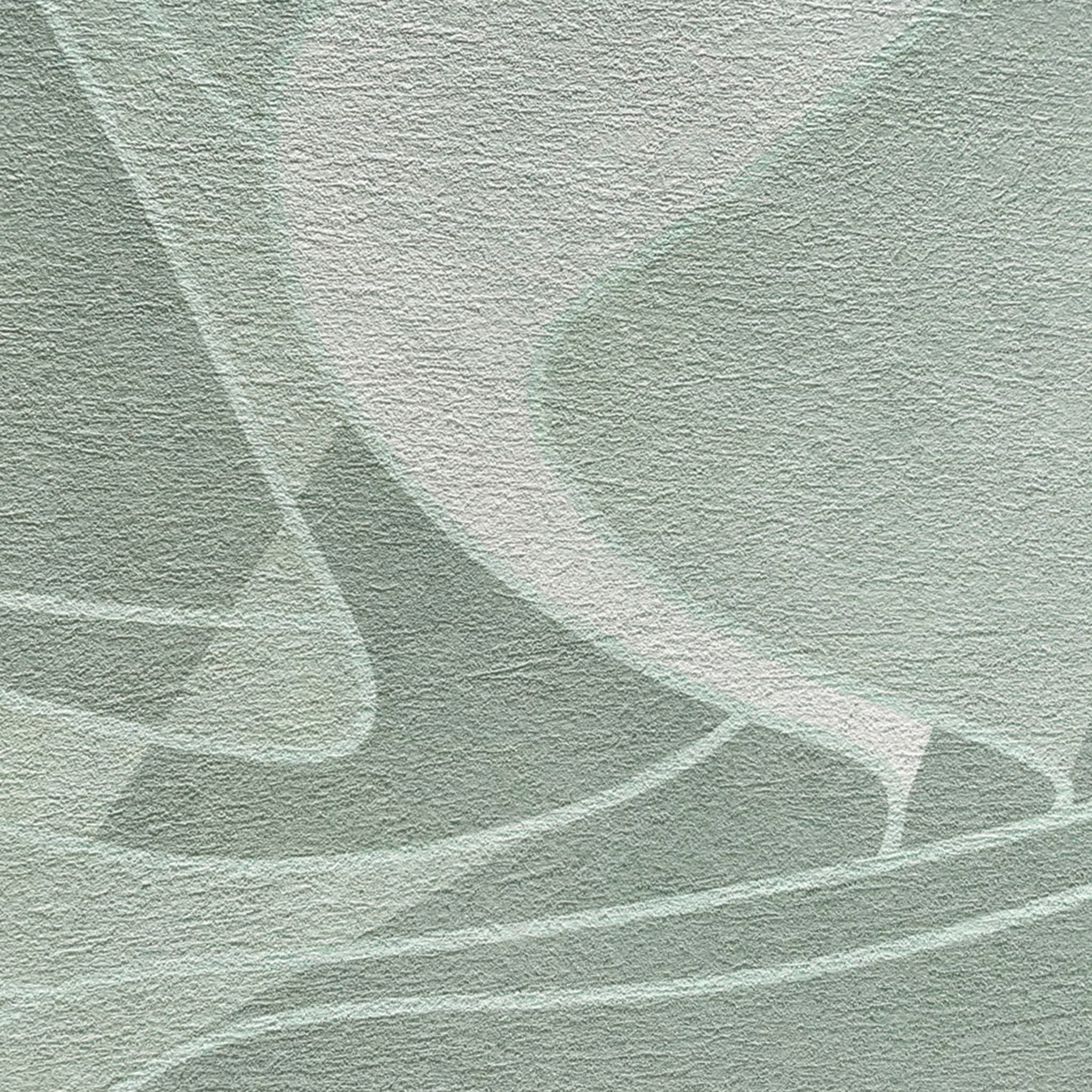 Papier peint texturé Green Soft Motion - Vue alternative 1