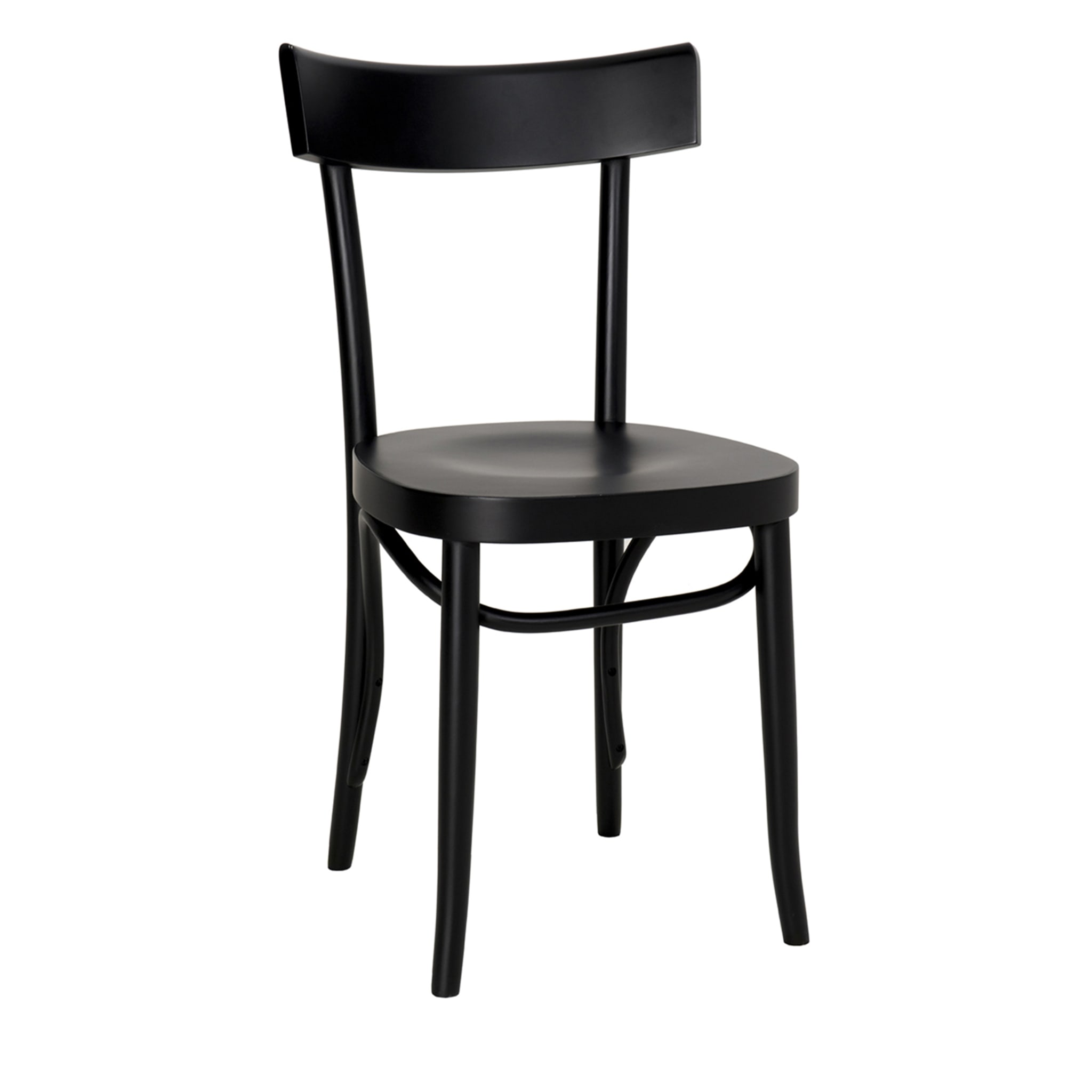 Chaise noire Brera de W. Colico - Vue principale
