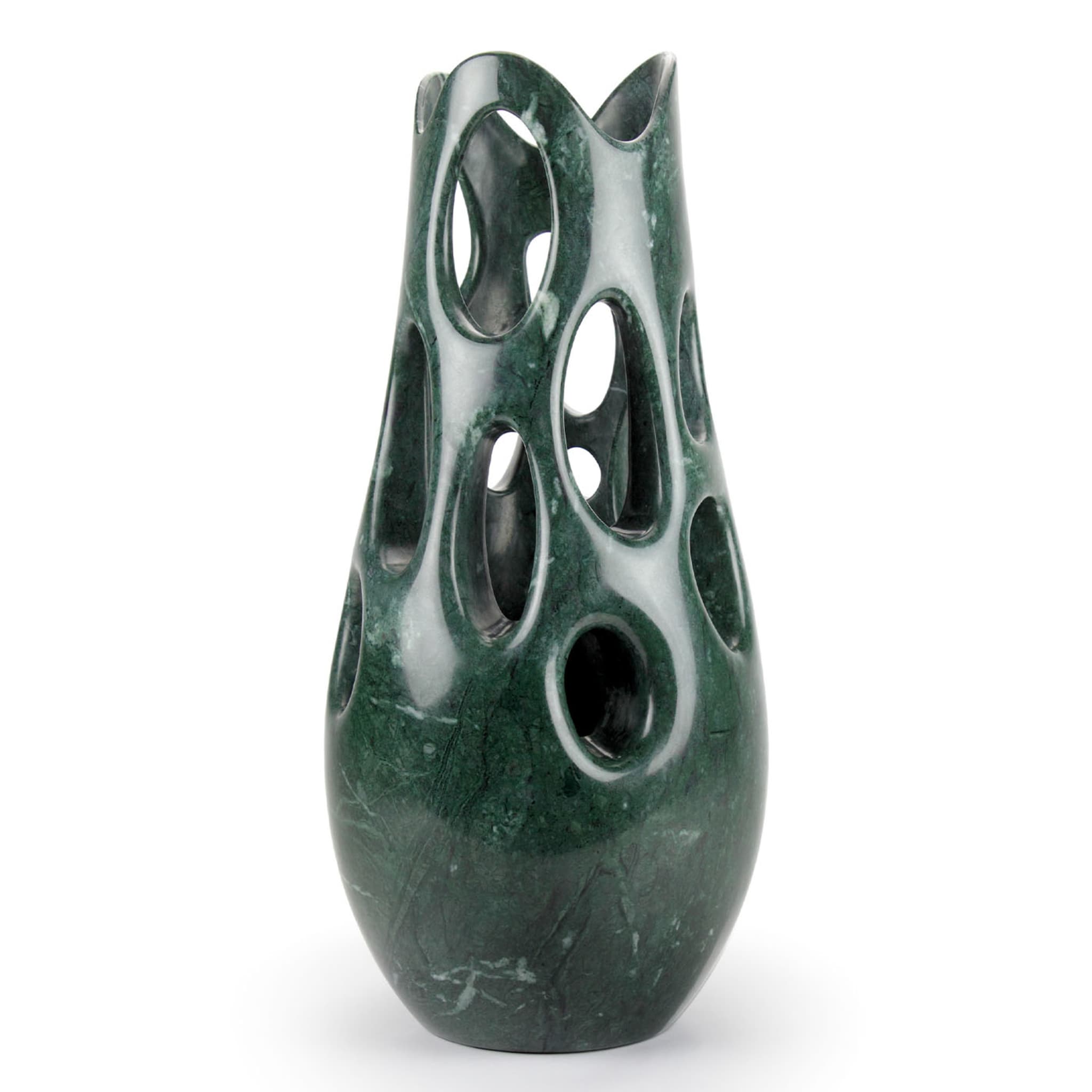 PV04 Imperial Green Marble Vase - Alternative view 4