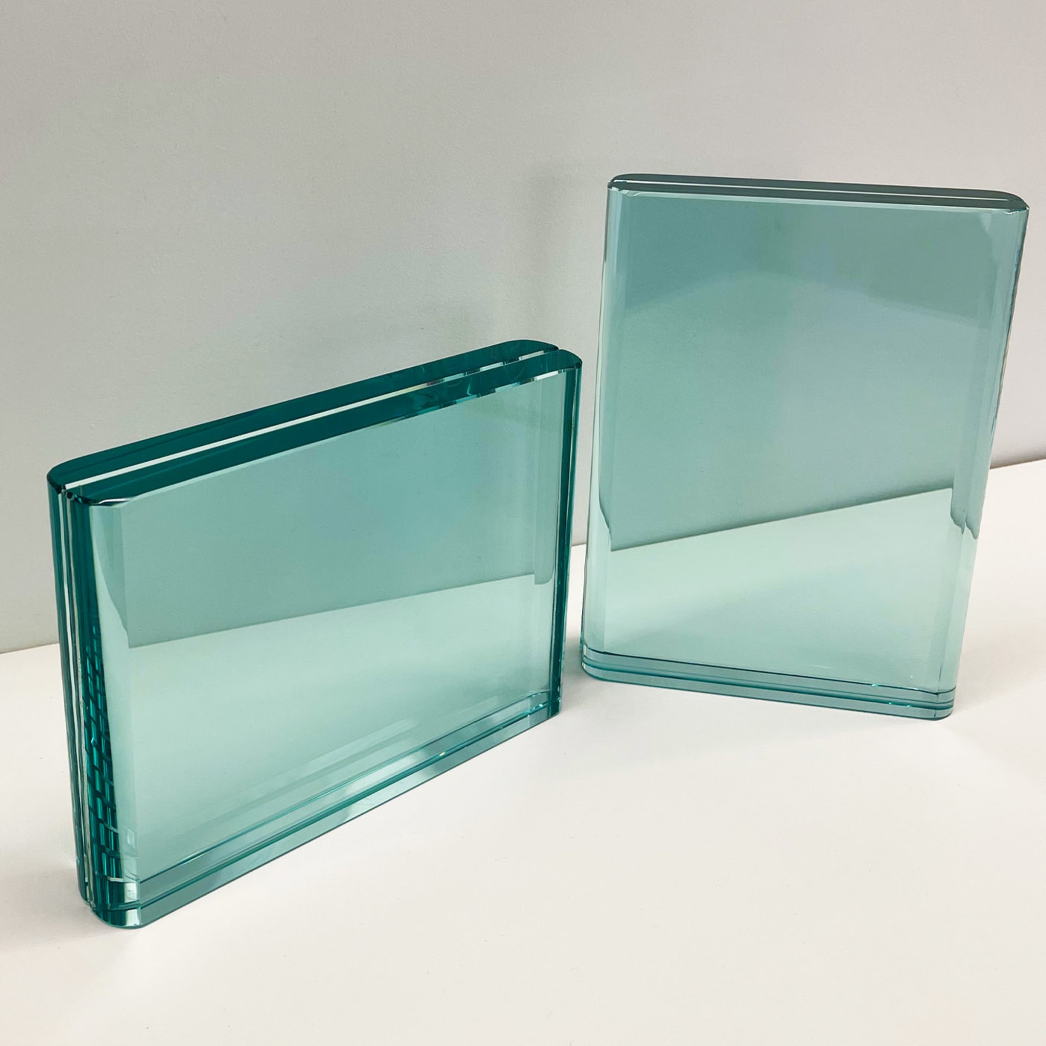 Set of Two Aquamarine Crystal Photo Frames - Alternative view 3