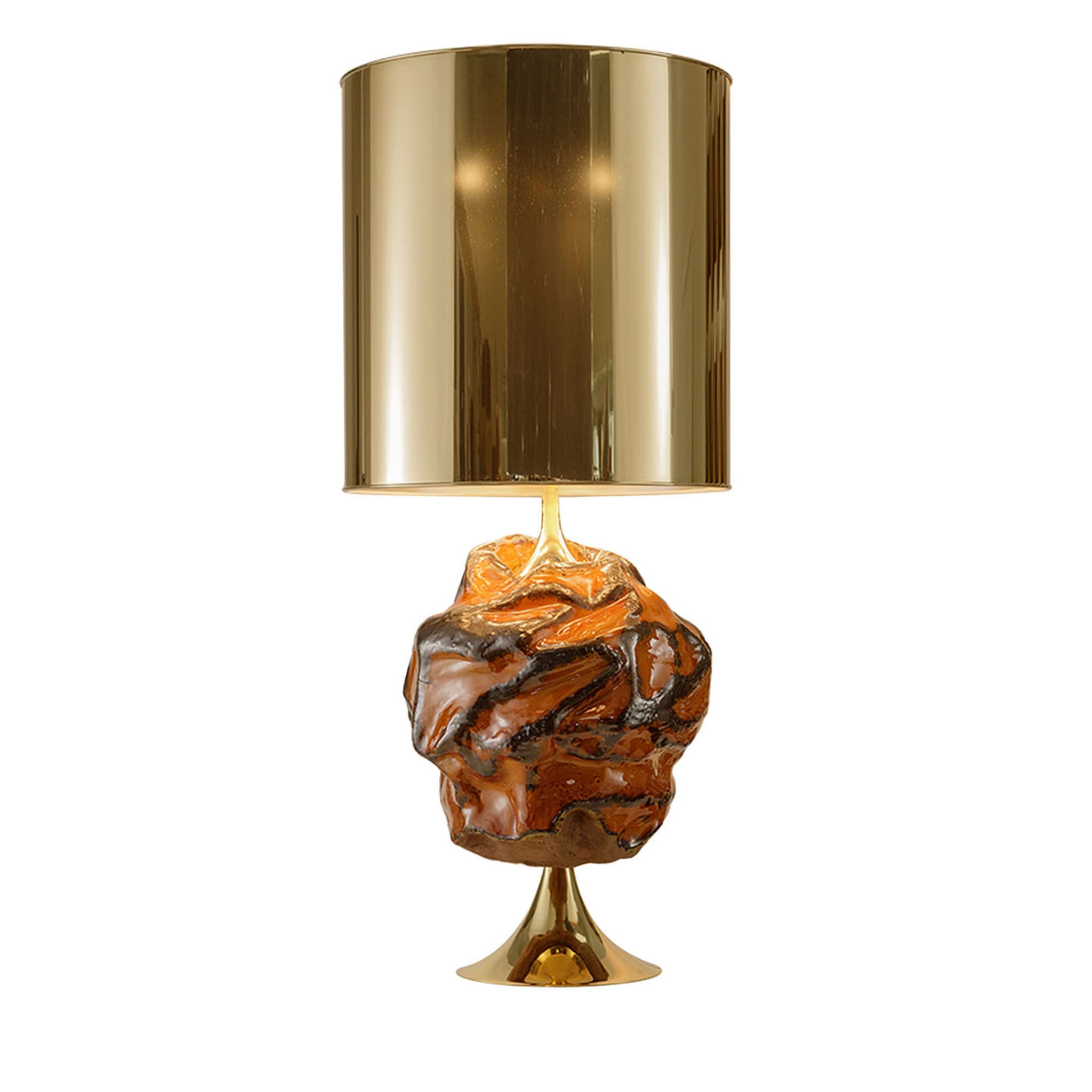 CL2120 Amber & Golden Table Lamp - Main view