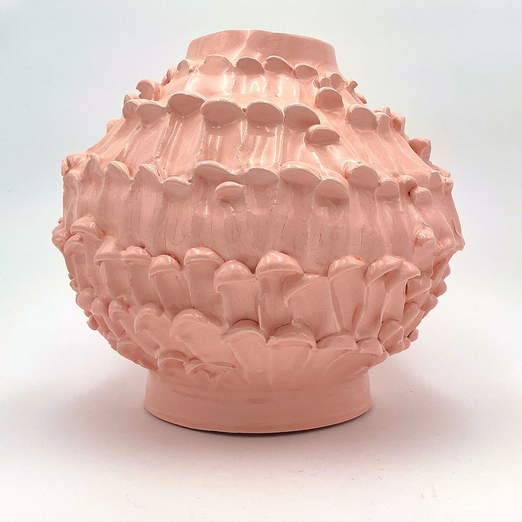 Onda Small Round Powder Pink Vase - Alternative view 5