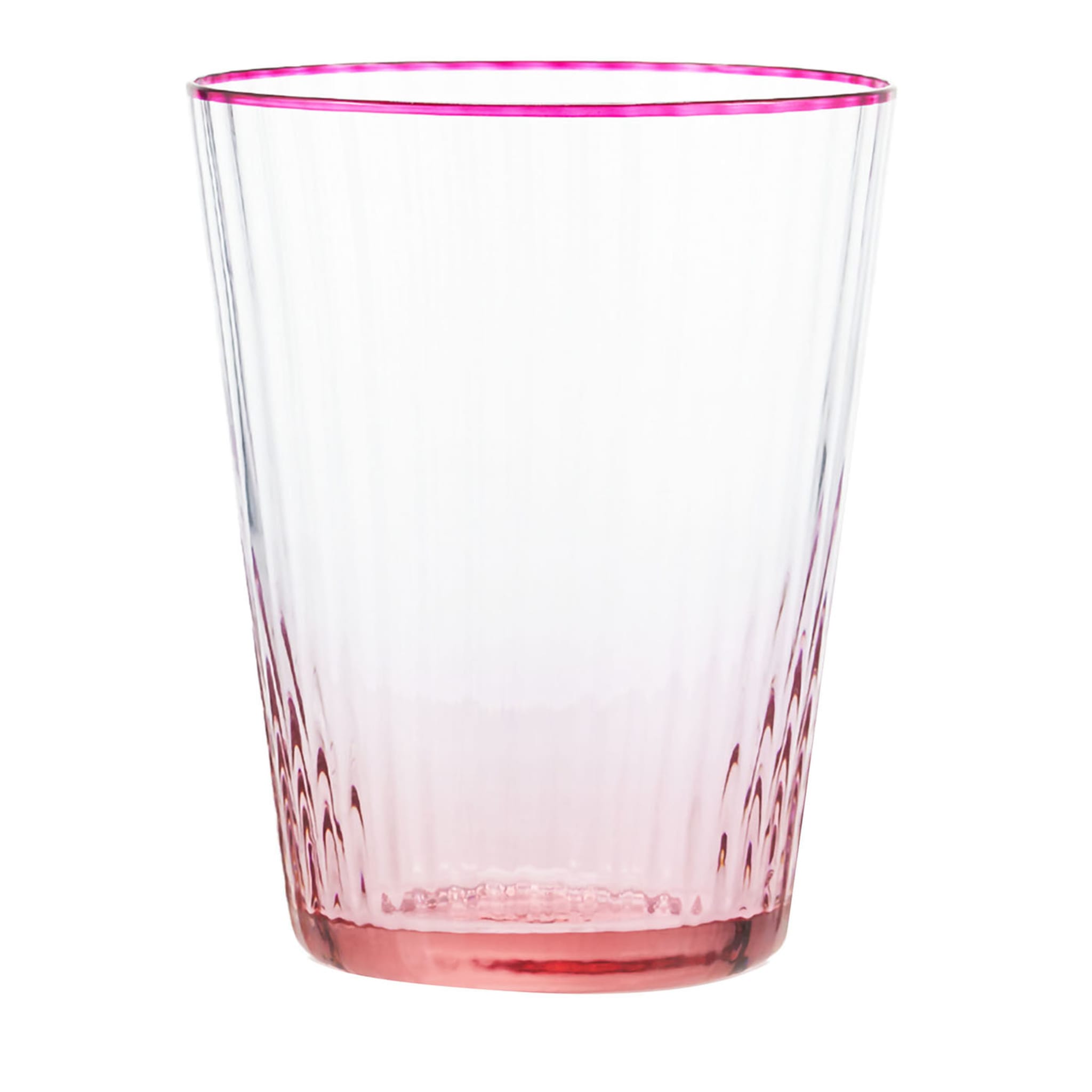 Set di 2 bicchieri da acqua rosa e ametista - Vista principale