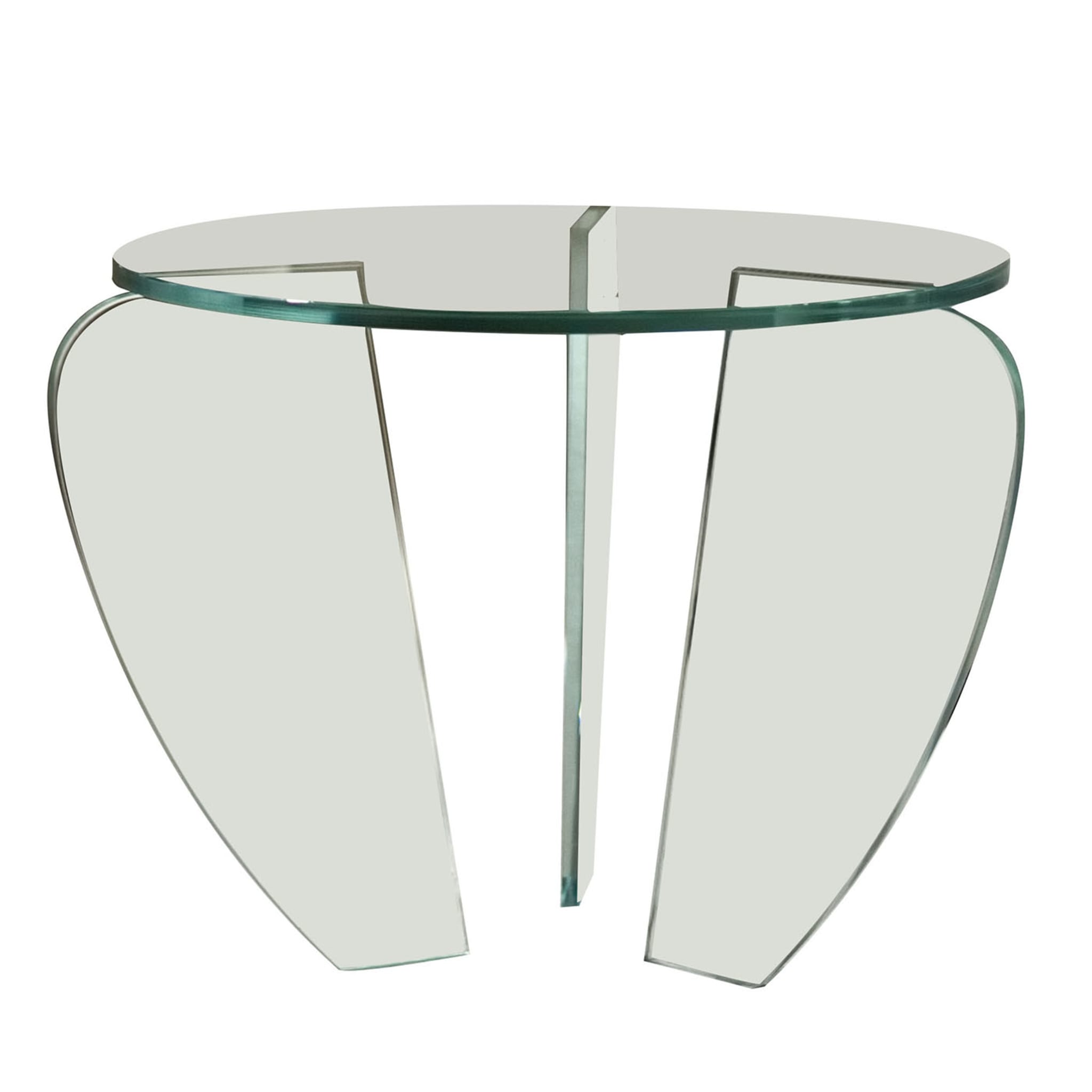 Teo Medium Transparent Side Table by Andrea Petterini - Main view