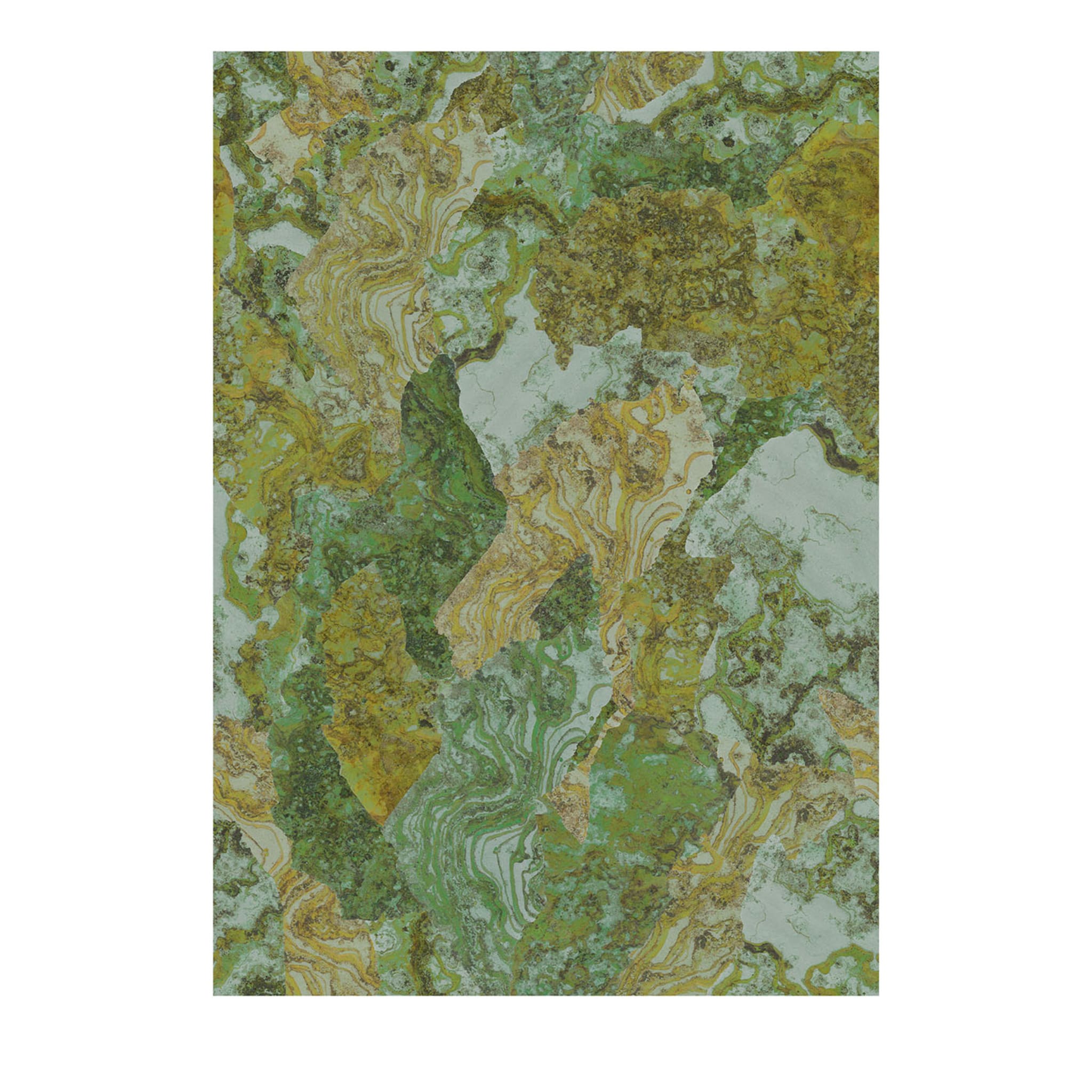 Papier peint vert rouille Collection Camere - Vue principale