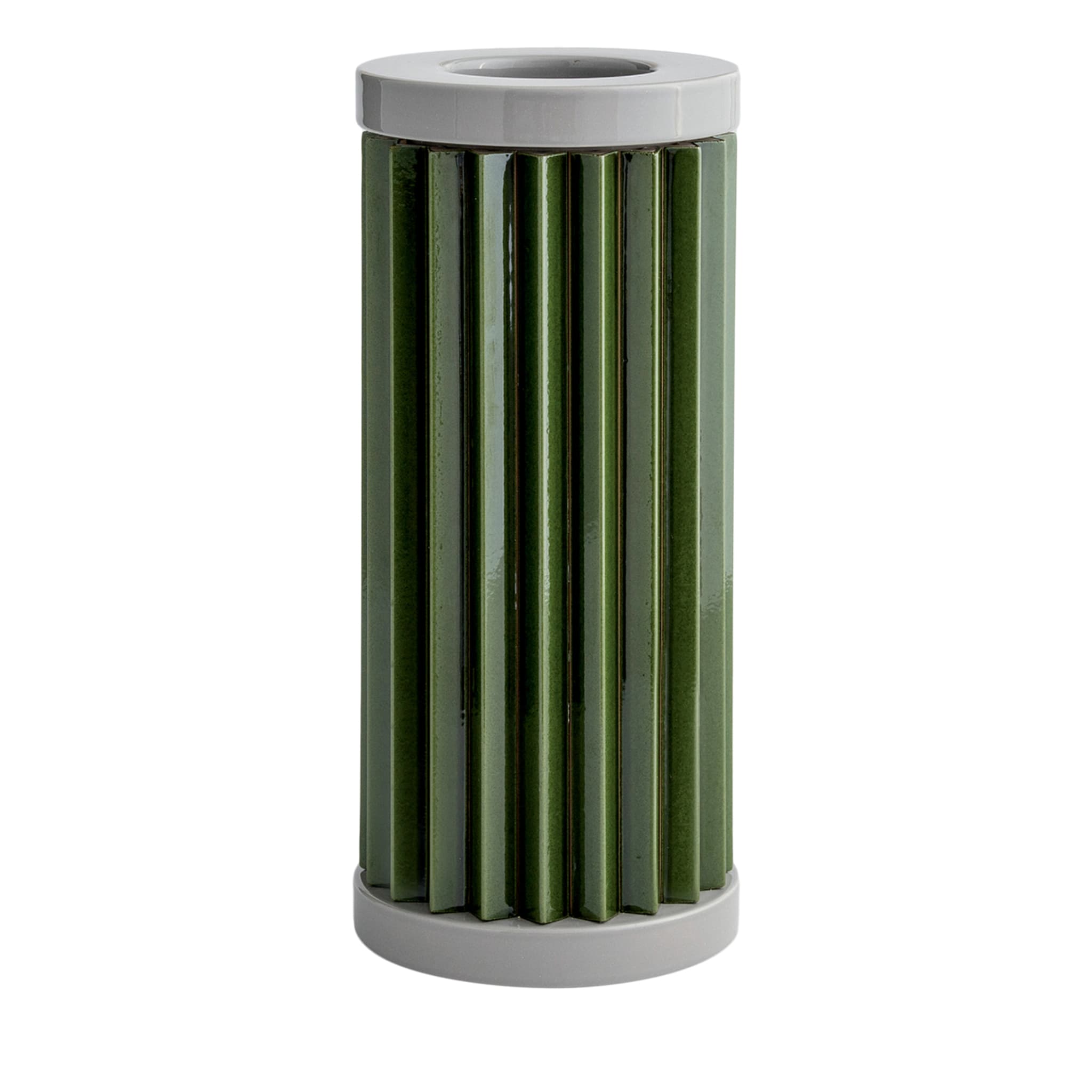 Rombini A Green and Gray Vase by Ronan & Erwan Bouroullec - Main view