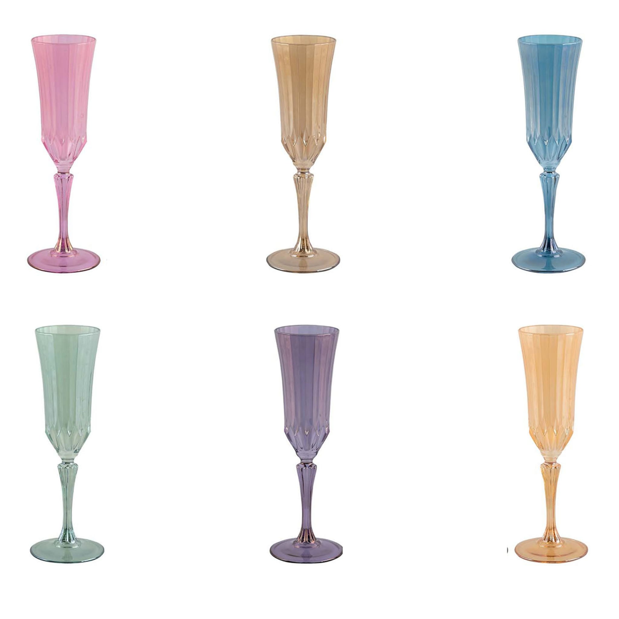 Canal Set of 6 Flutes - Main view