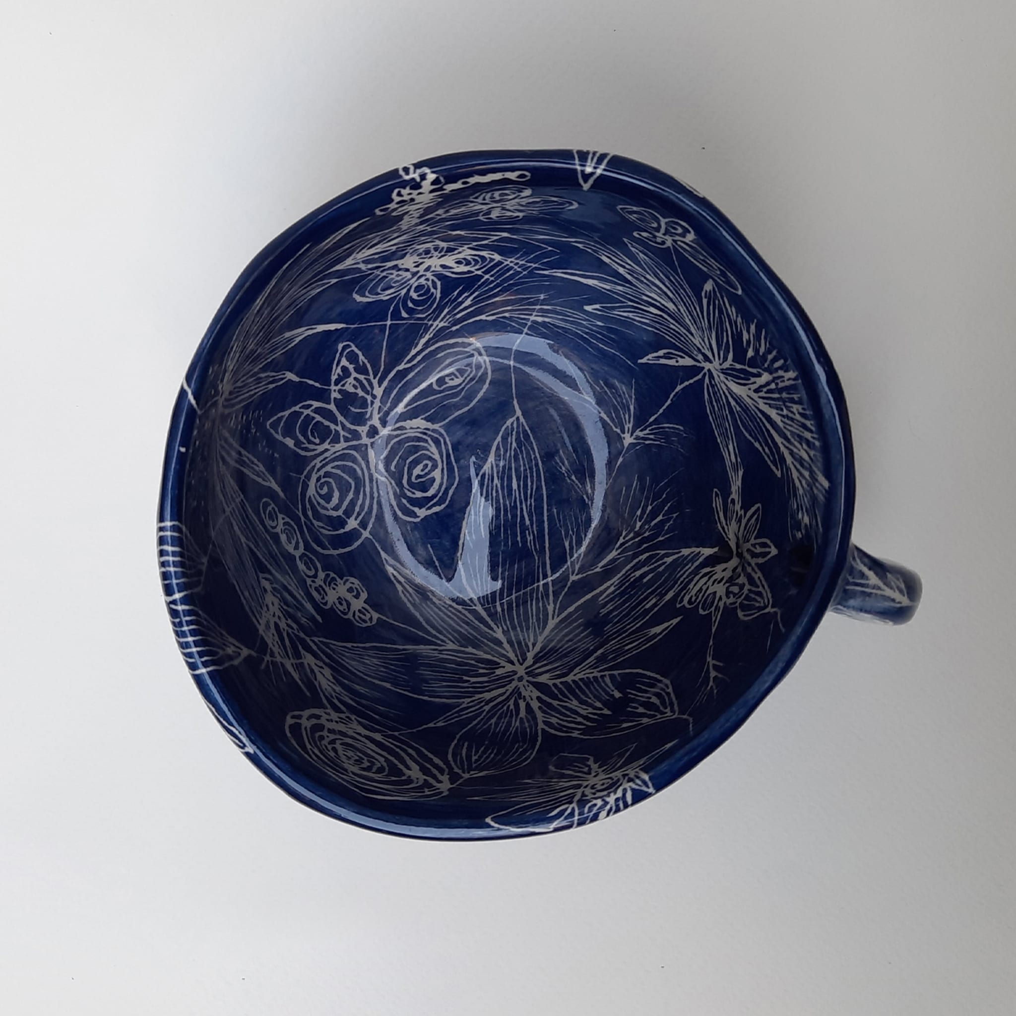 Ricamo Floral Blue Teacup - Alternative view 2