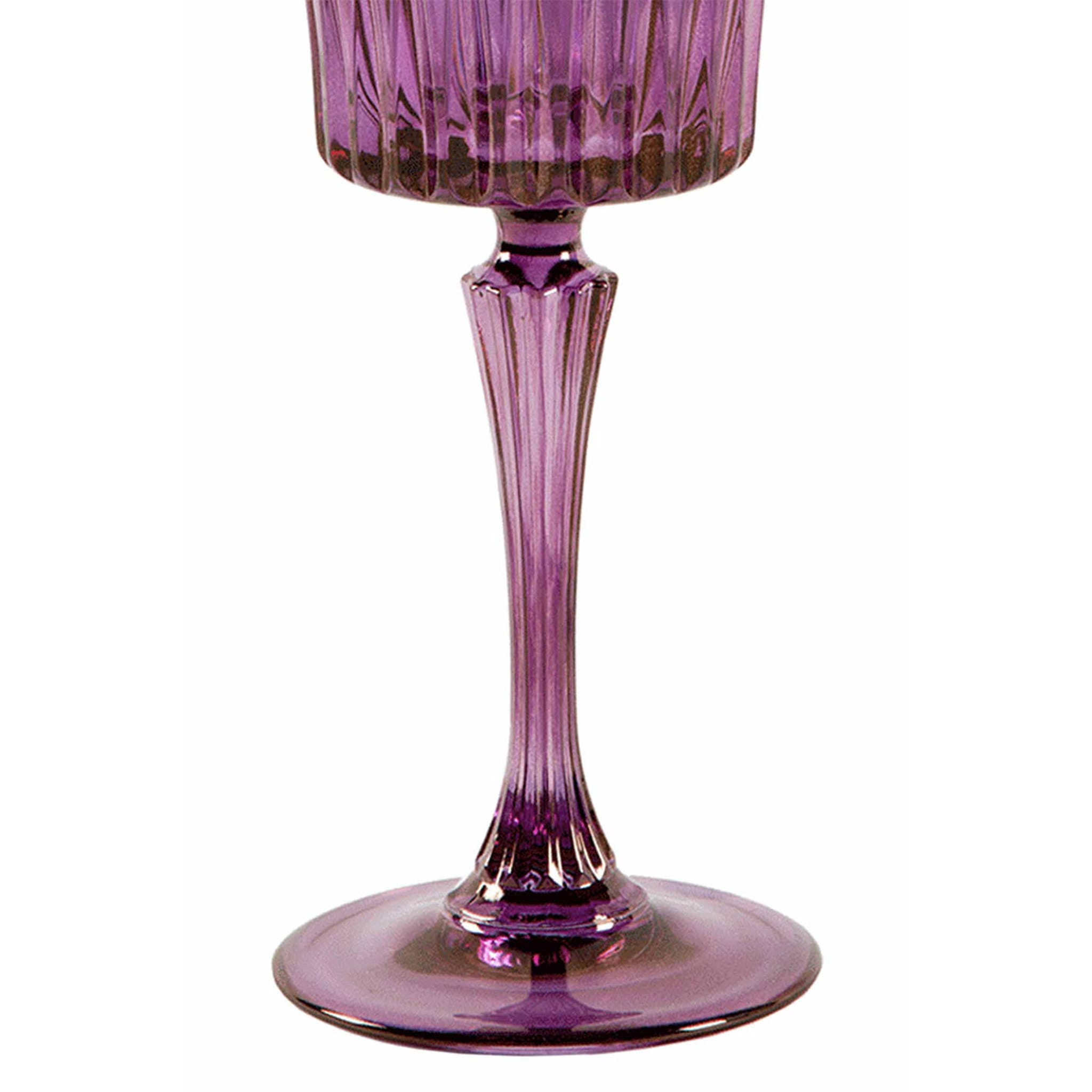 Domina Set of 2 Pink-To-Purple Wine Glasses - Alternative view 1