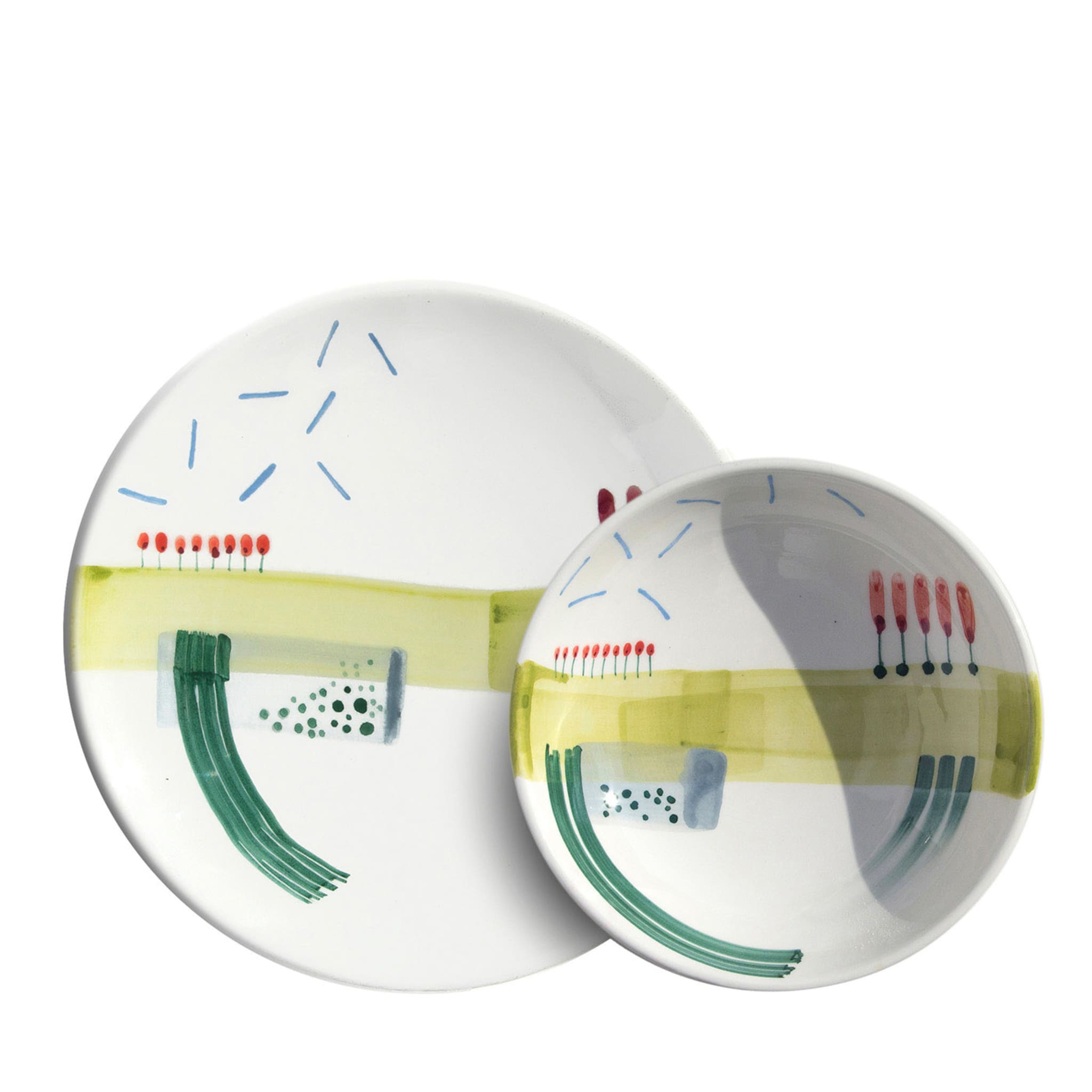 Orizzonti Set Of 2 Dinner & Soup Plates  - Main view