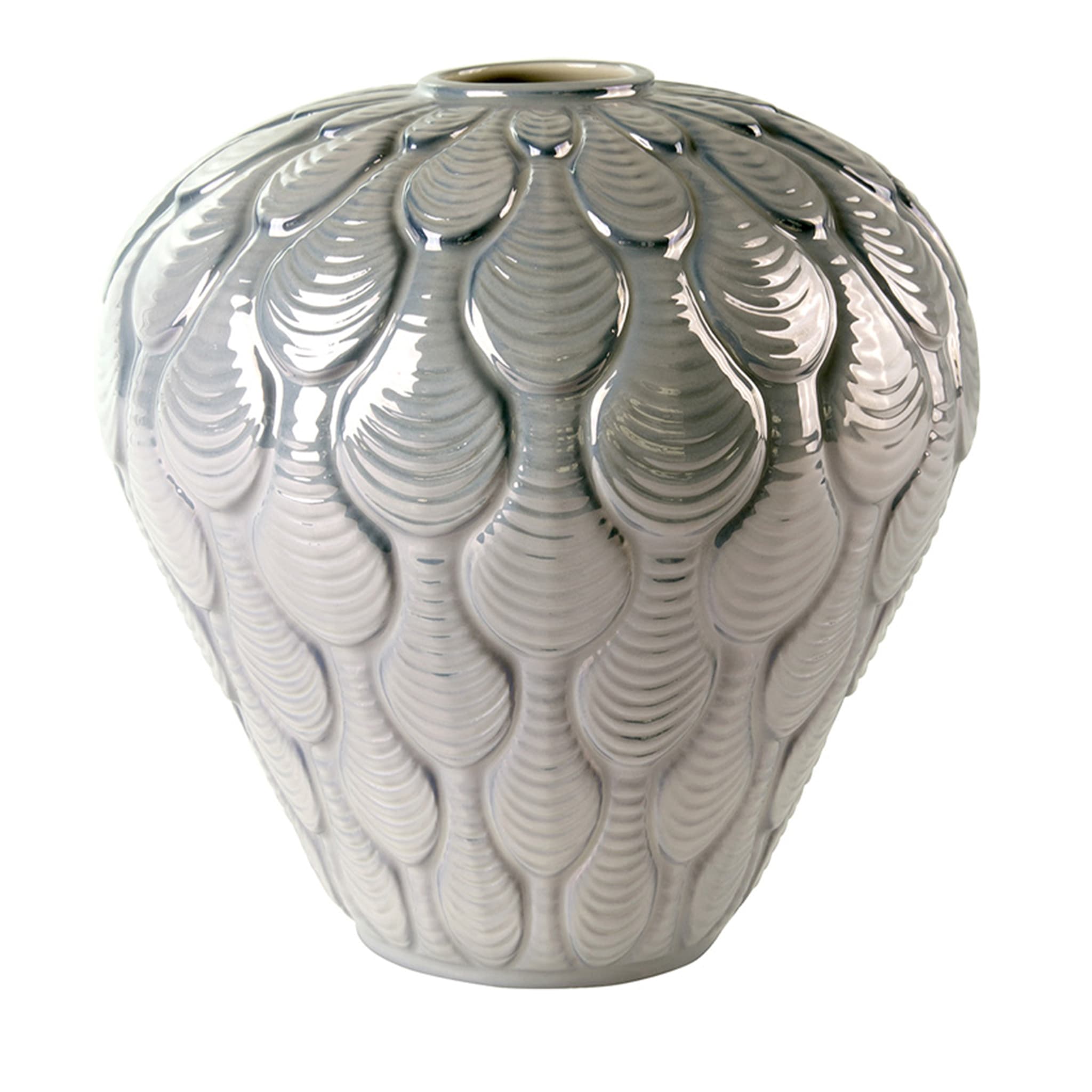 SMALL COQUILLE VASE - GRAY - Main view
