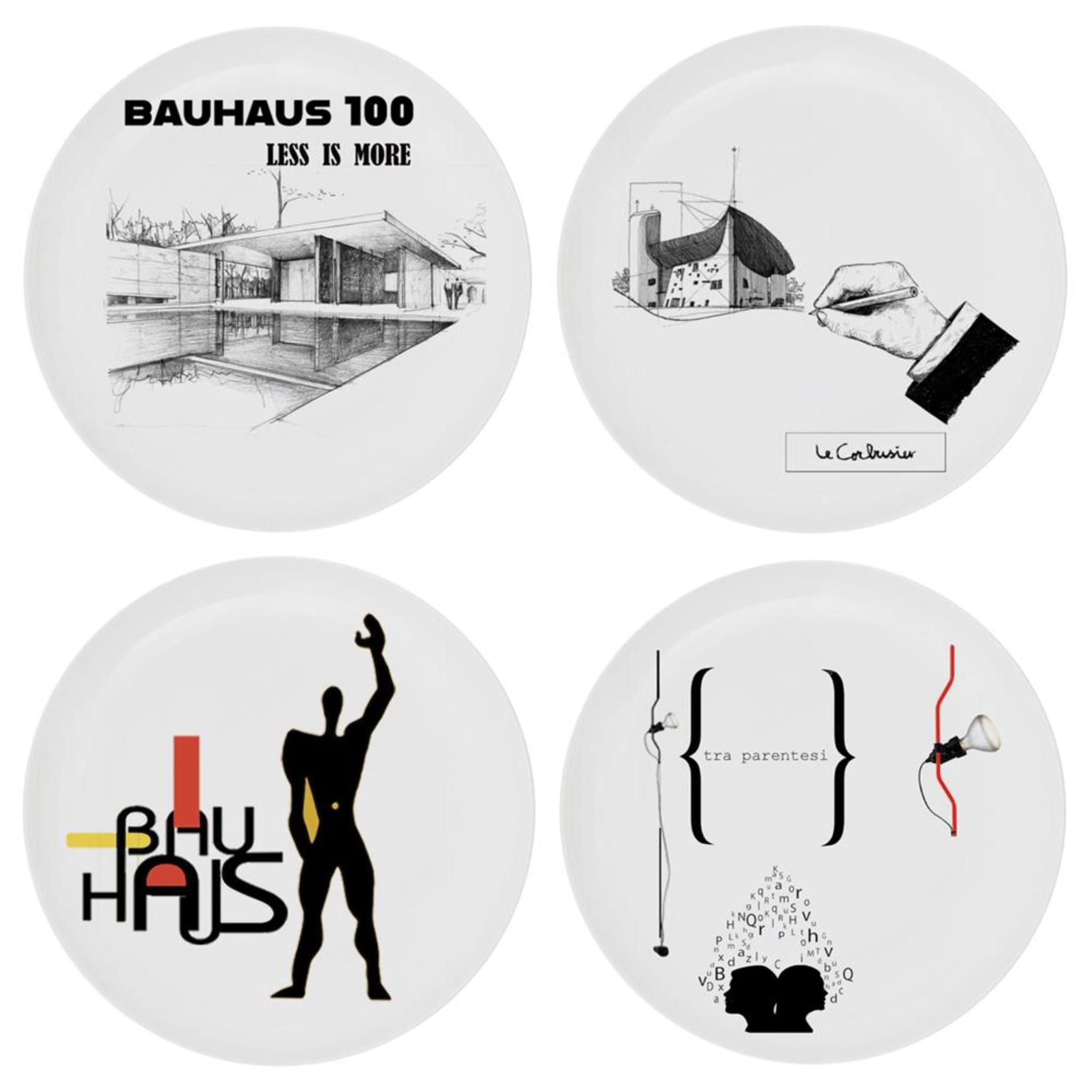 Bauhaus Mix Set de 4 Platos - Vista principal