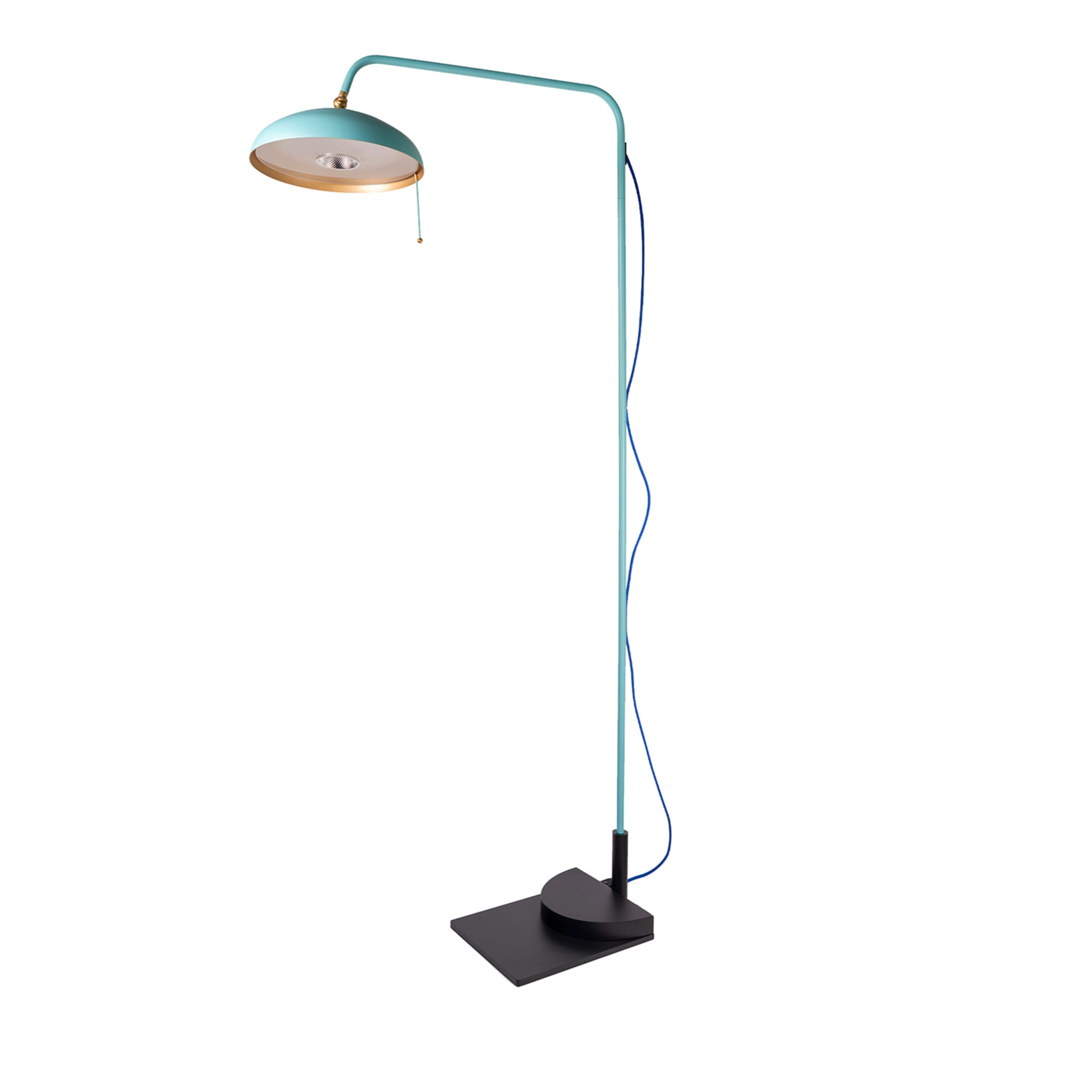 Serena Convivio Light Blue Floor Lamp - Main view