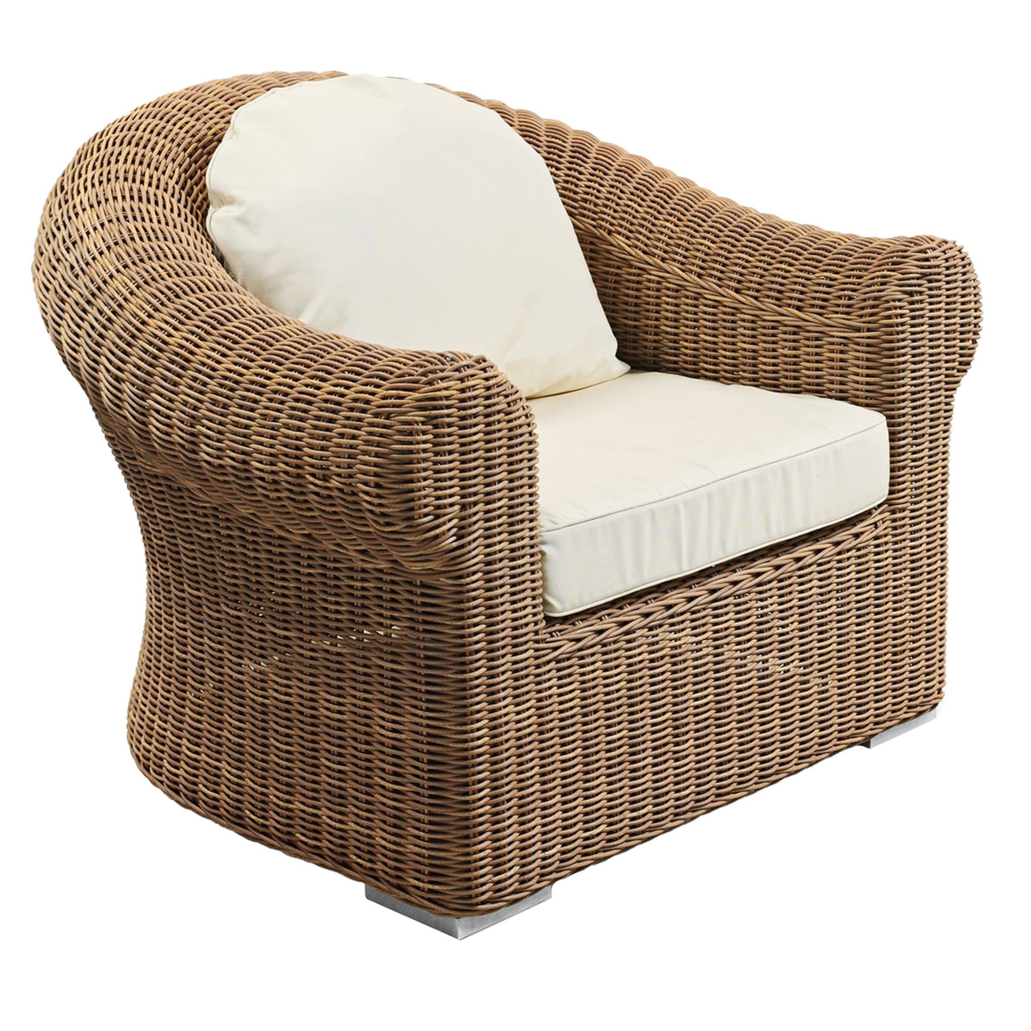 Cloe Wicker Armchair by Braid Design Lab - Main view