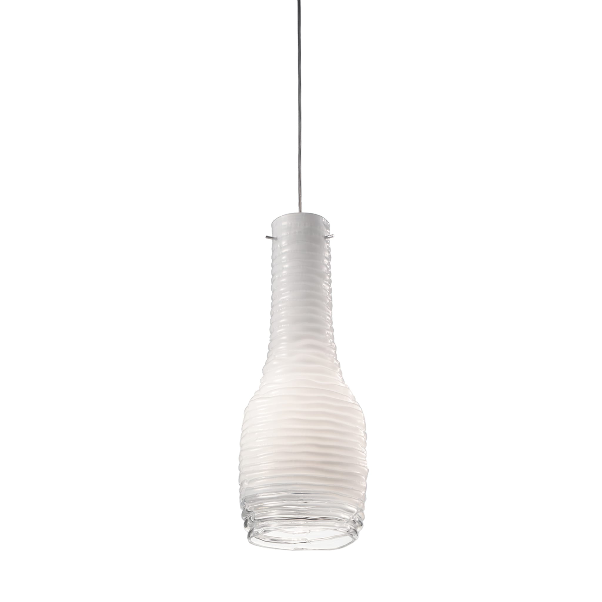 Sidney Tall White Pendant Lamp - Main view