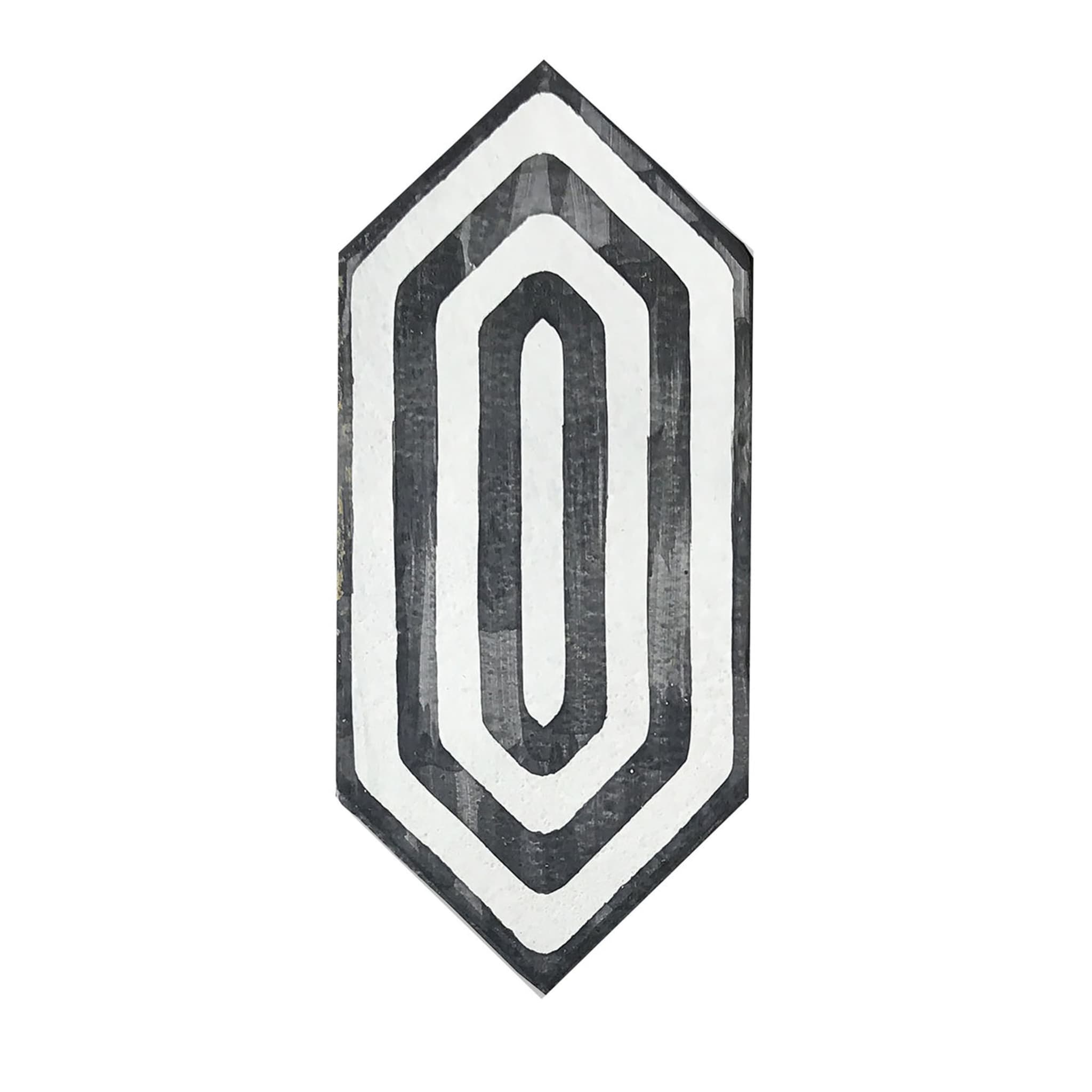 Daamè Set of 38 Rhomboid Black and White Tiles - Main view