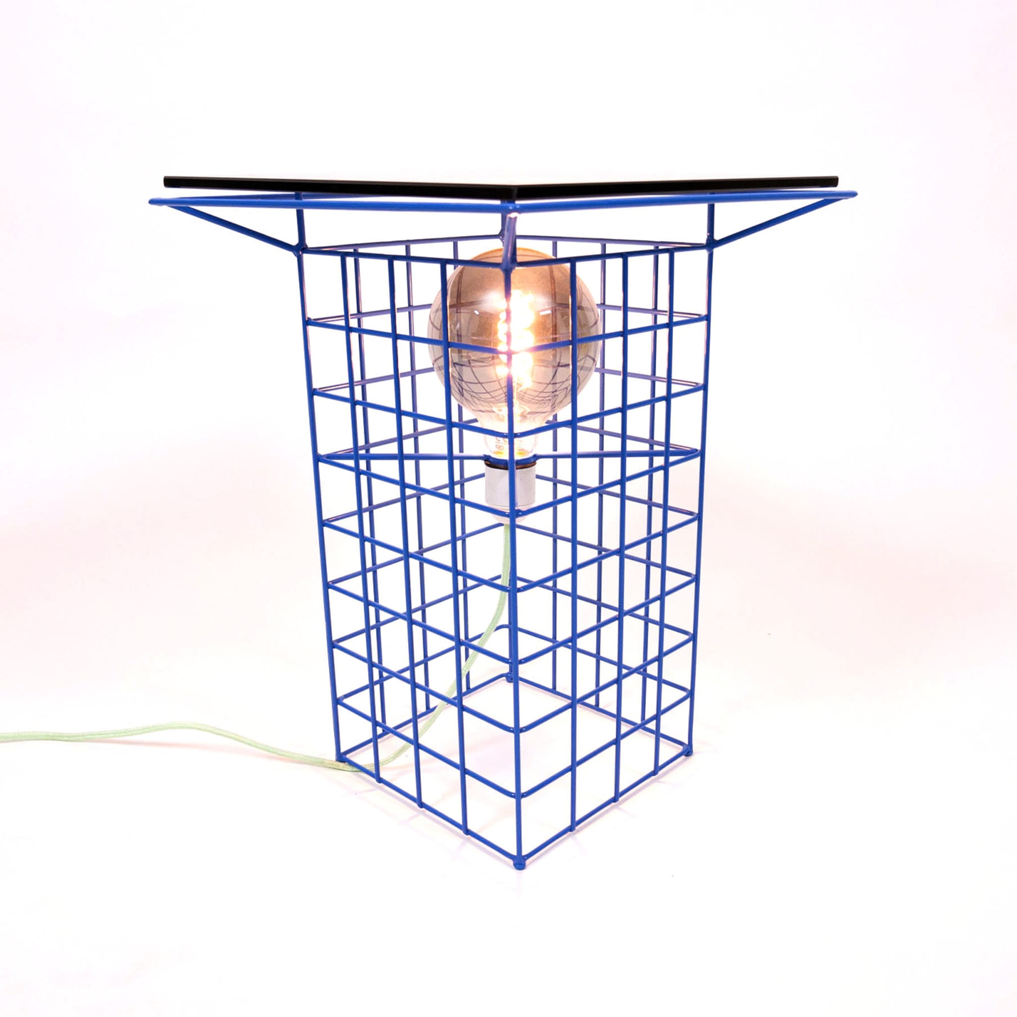 Krid Blue Table &amp; Lamp Combo By Clémence Seilles - Vue alternative 2